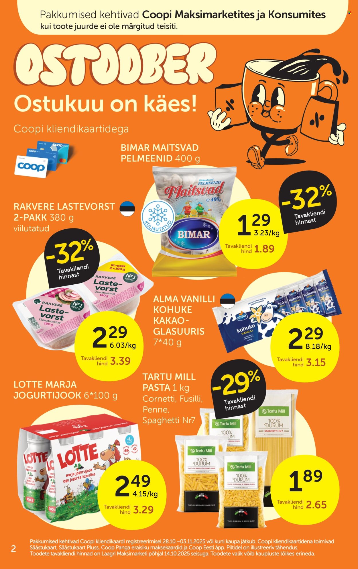Coop kliendileht - 28.10.2025 - 03.11.2025. Lehekülg 2