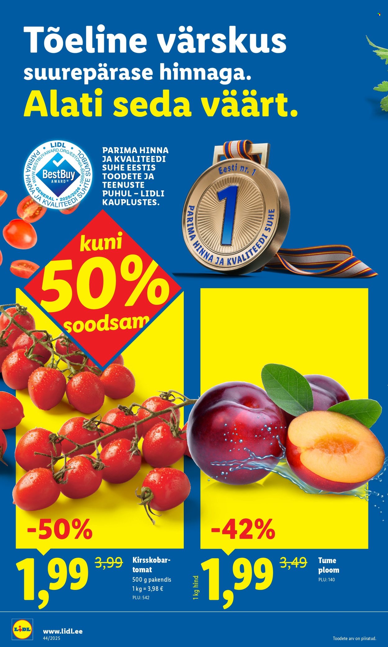 Lidl kliendileht - 30.10.2025 - 02.11.2025. Lehekülg 4
