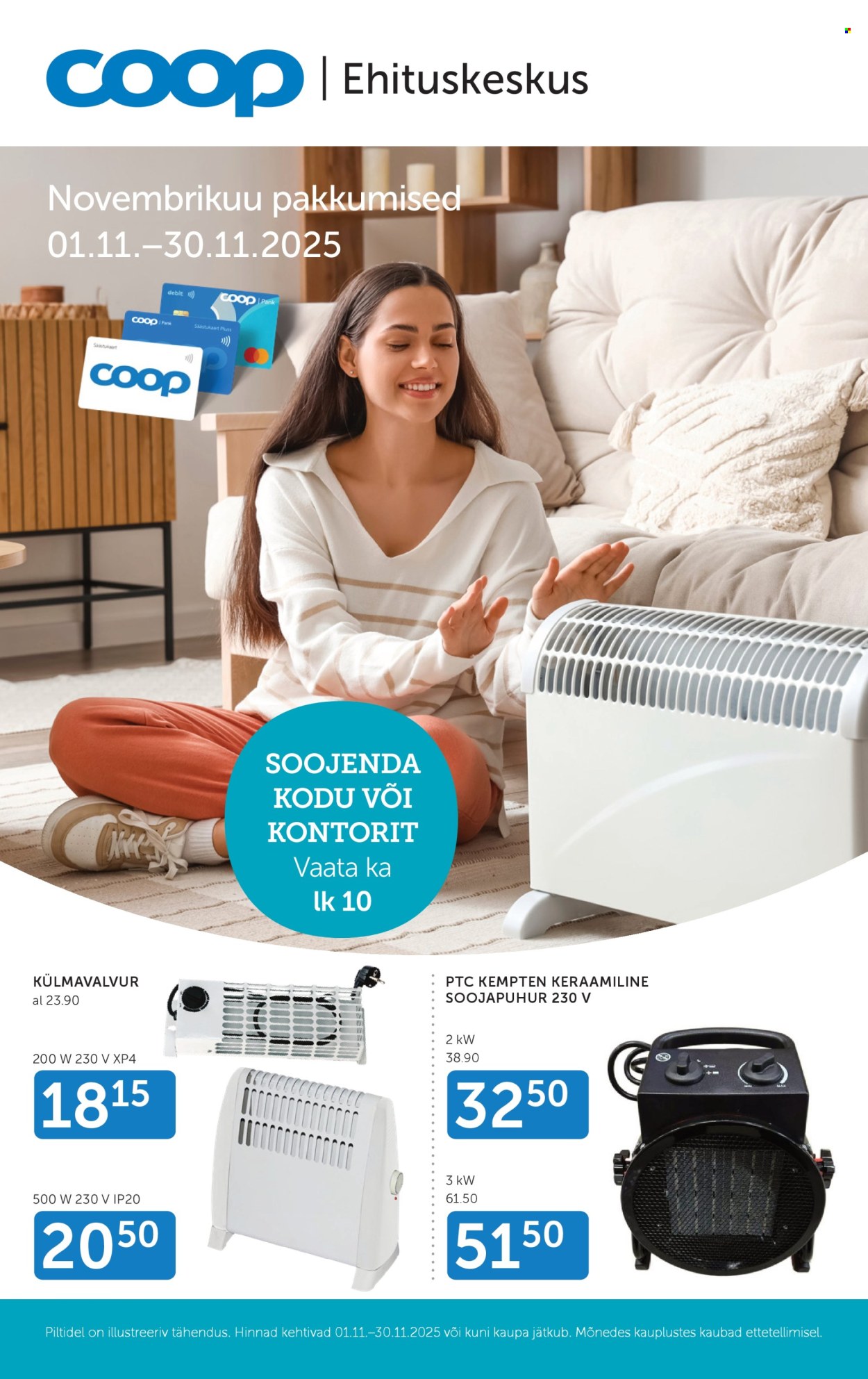 Coop kliendileht - 01.11.2025 - 30.11.2025. Lehekülg 1