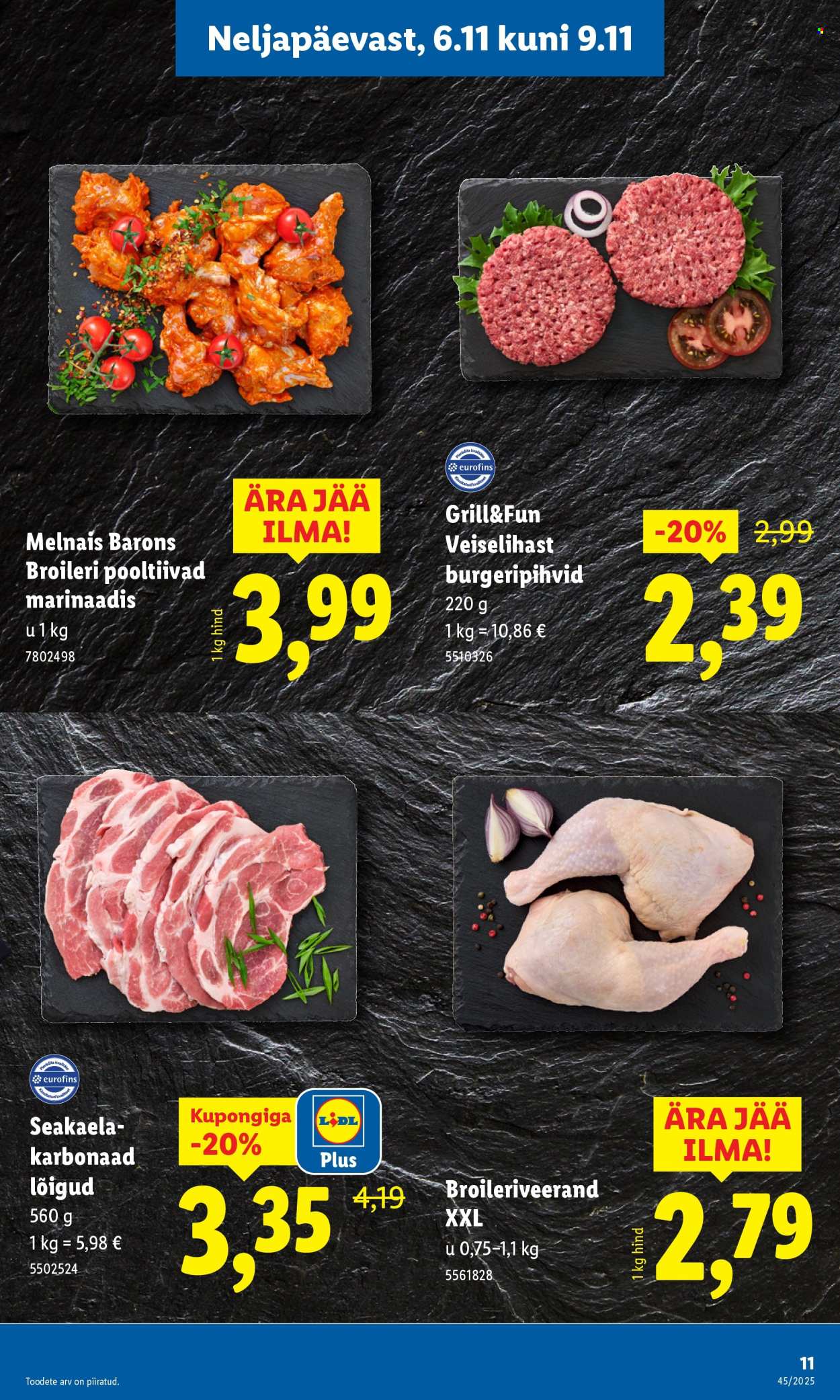 Lidl kliendileht - 06.11.2025 - 09.11.2025. Lehekülg 11
