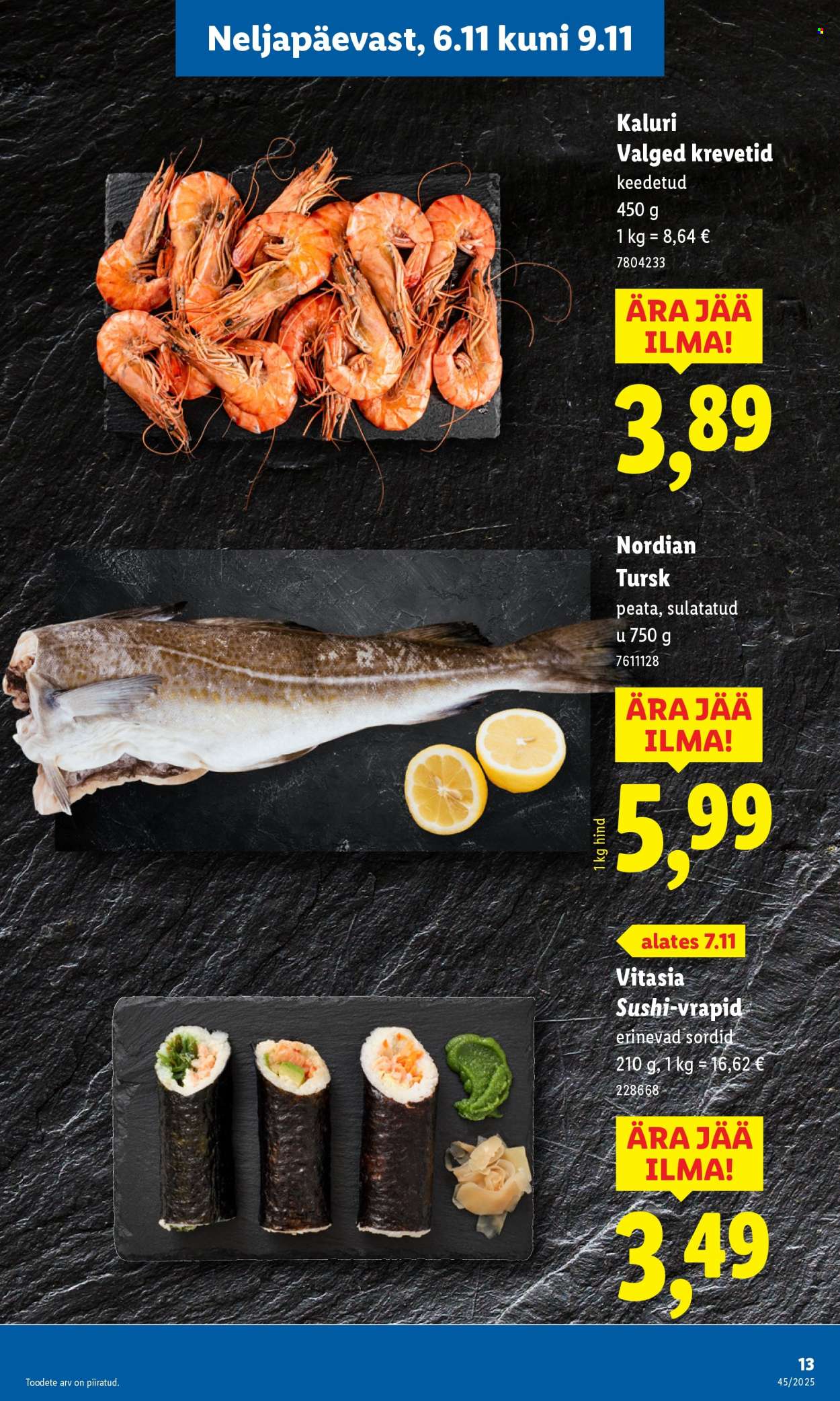 Lidl kliendileht - 06.11.2025 - 09.11.2025. Lehekülg 13