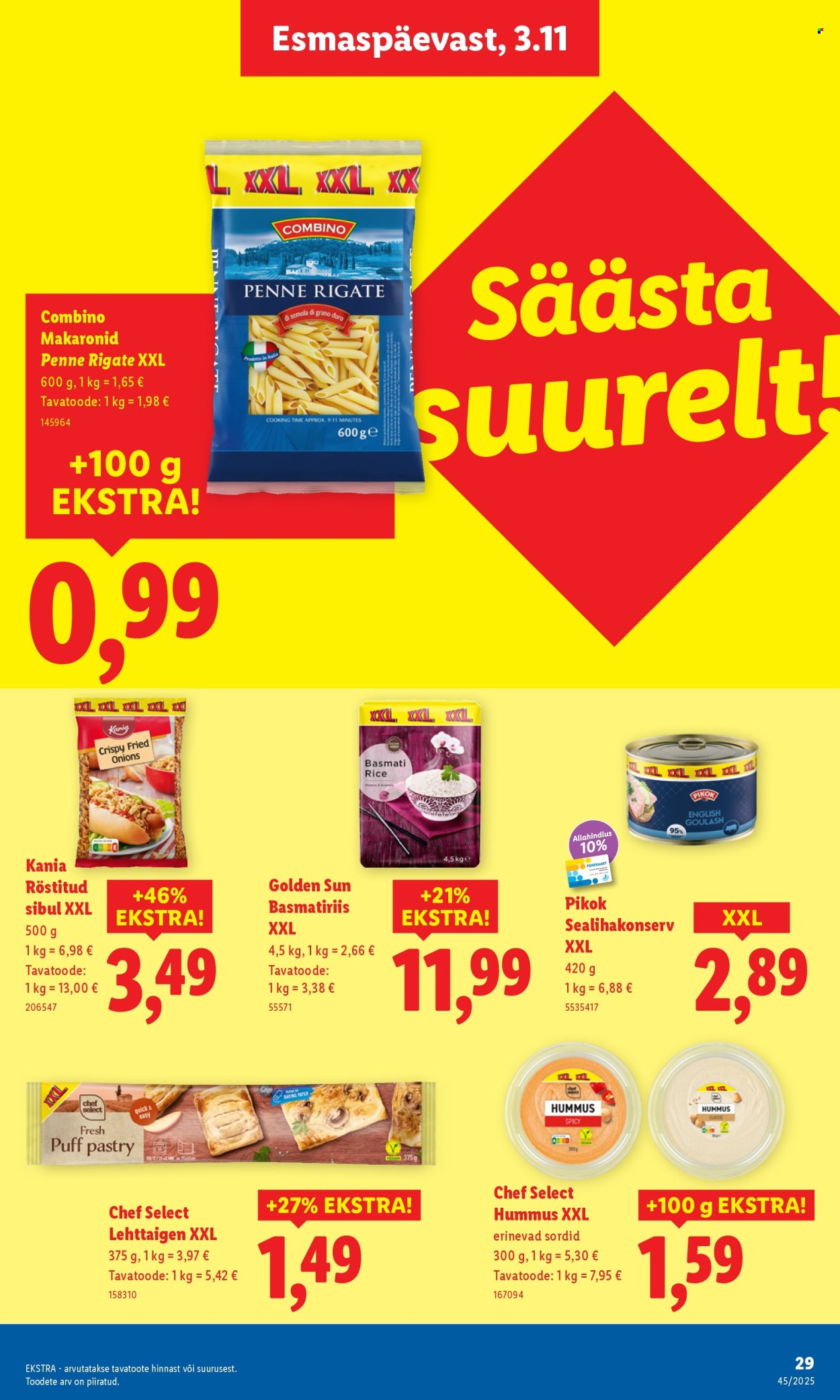 Lidl kliendileht - 06.11.2025 - 09.11.2025. Lehekülg 29