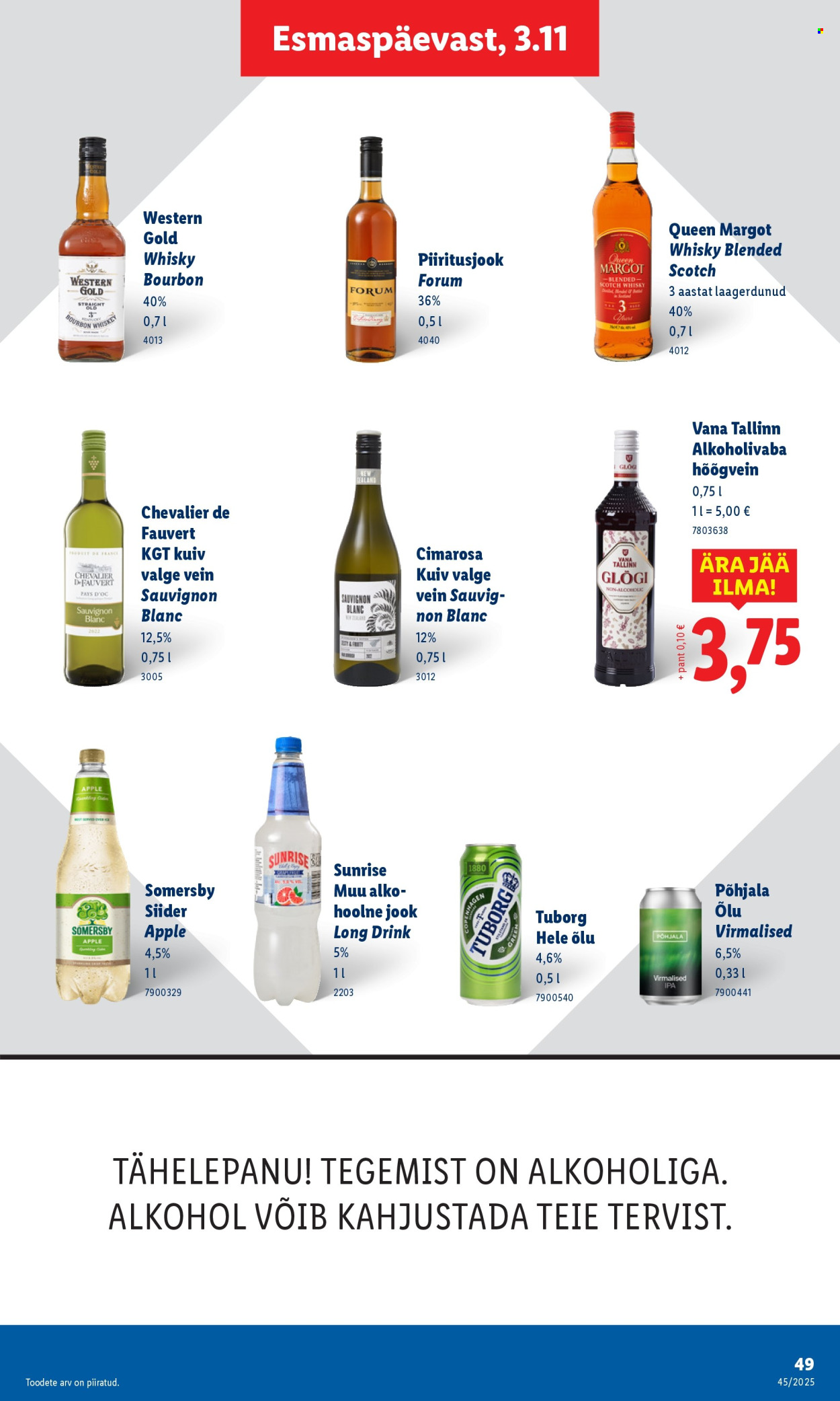 Lidl kliendileht - 06.11.2025 - 09.11.2025. Lehekülg 49
