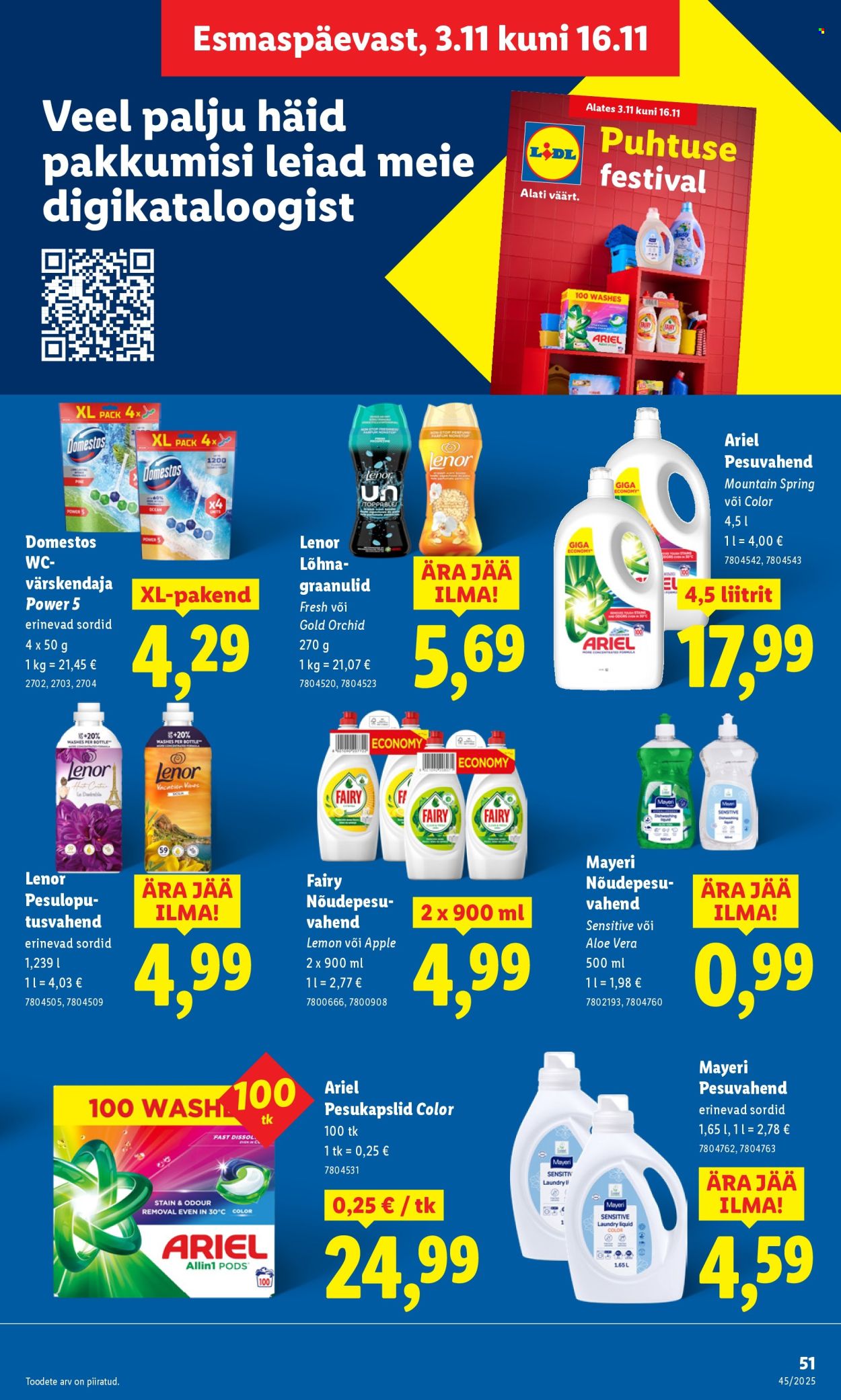 Lidl kliendileht - 06.11.2025 - 09.11.2025. Lehekülg 51