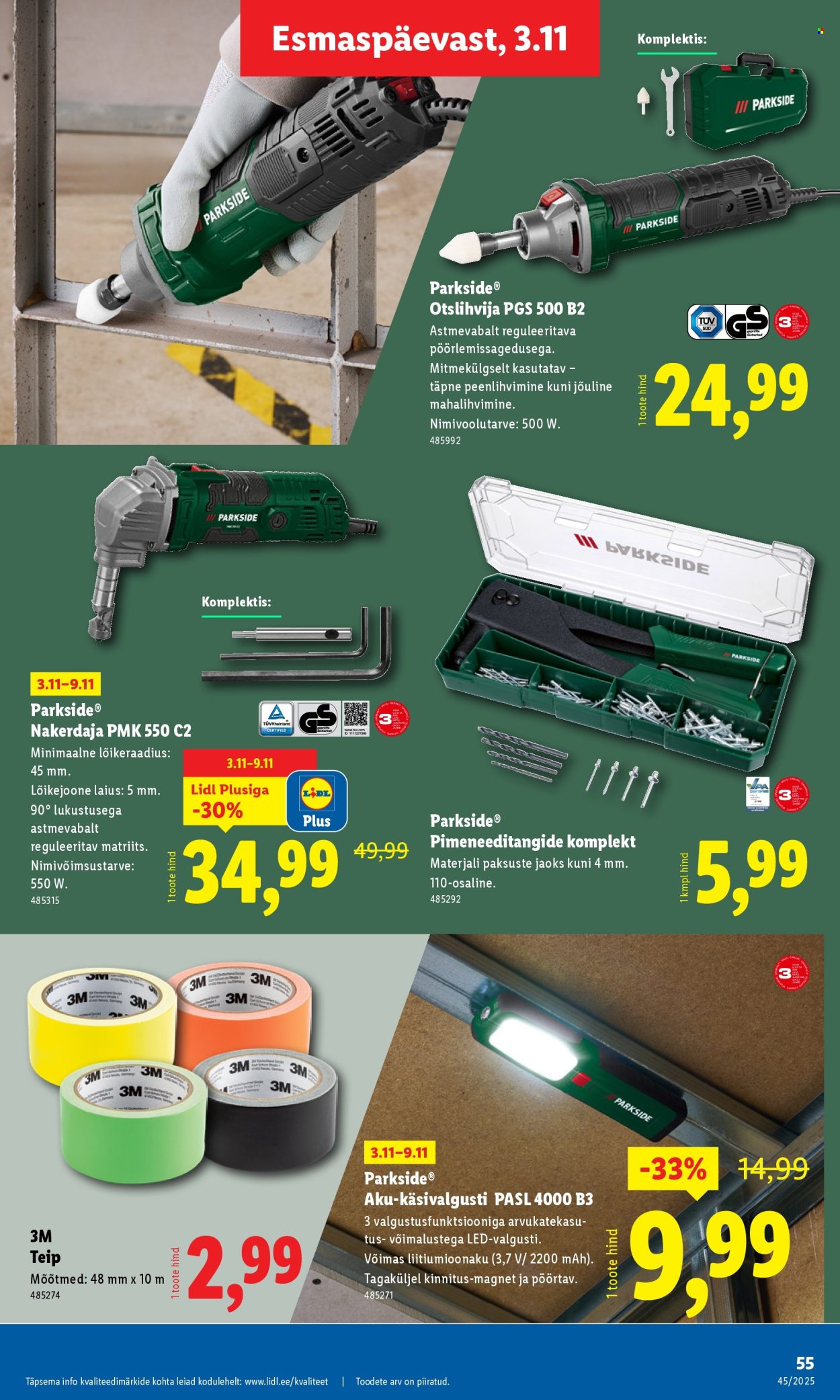 Lidl kliendileht - 06.11.2025 - 09.11.2025. Lehekülg 55