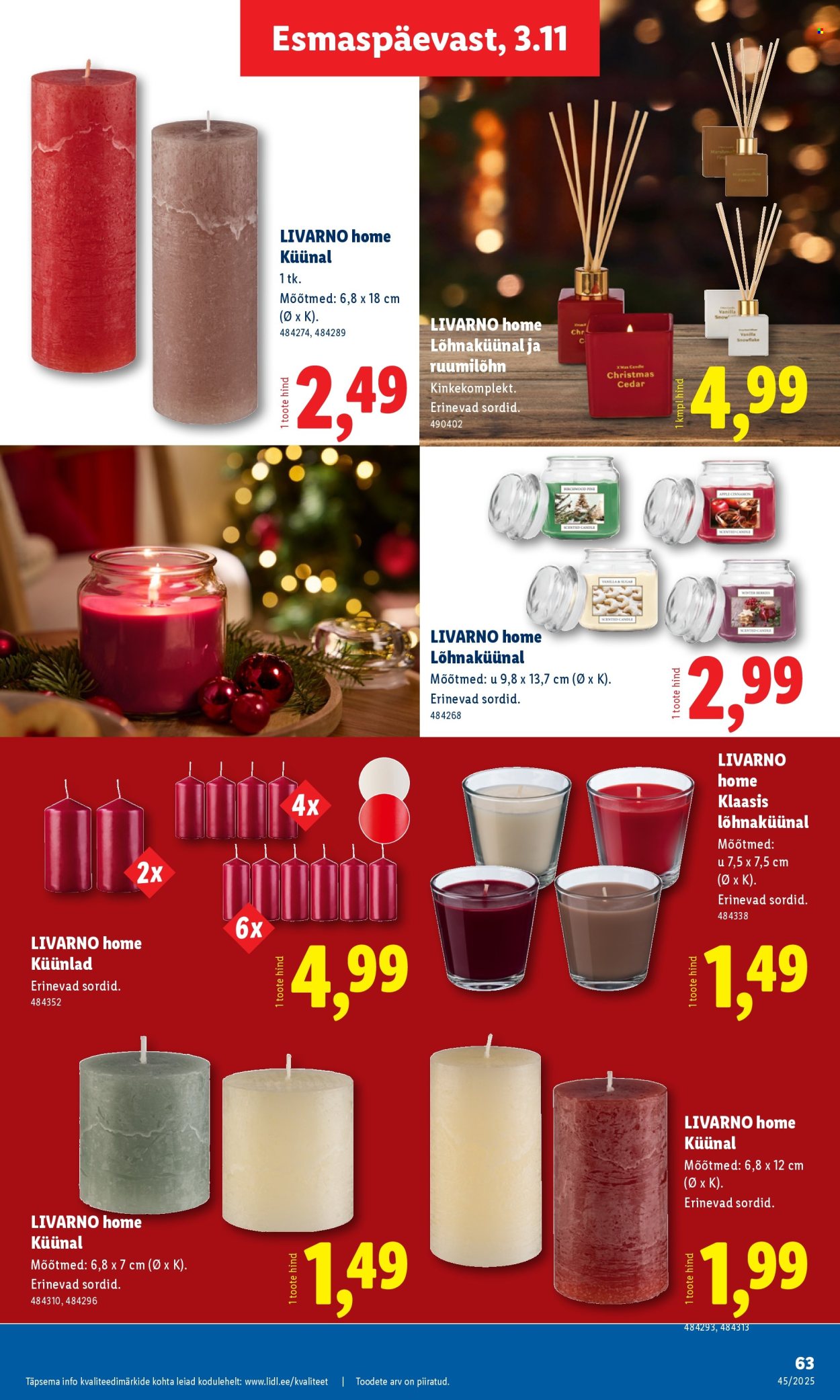 Lidl kliendileht - 06.11.2025 - 09.11.2025. Lehekülg 63