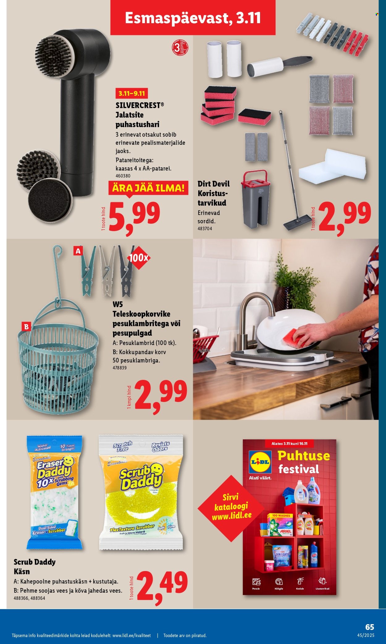 Lidl kliendileht - 06.11.2025 - 09.11.2025. Lehekülg 65