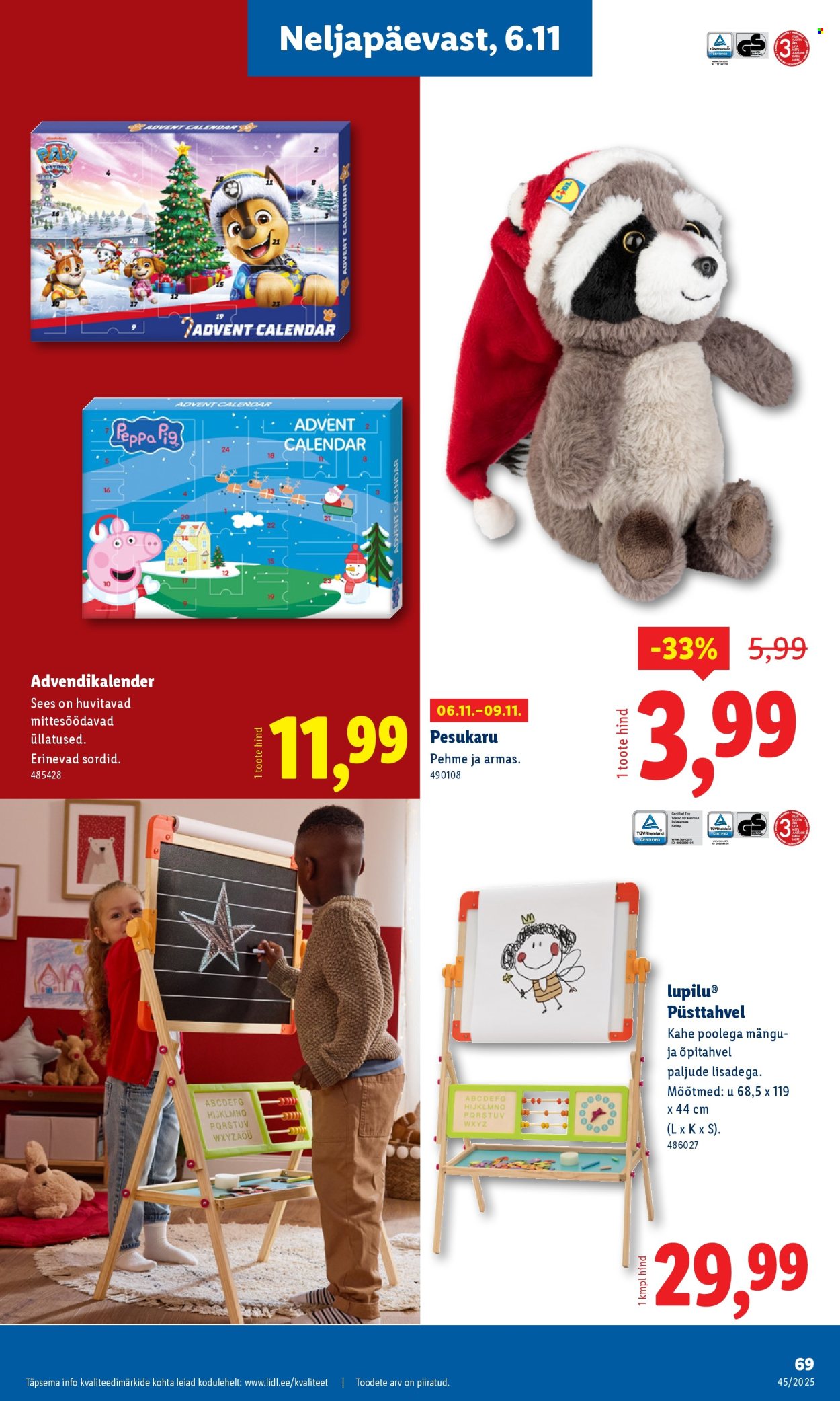 Lidl kliendileht - 06.11.2025 - 09.11.2025. Lehekülg 69