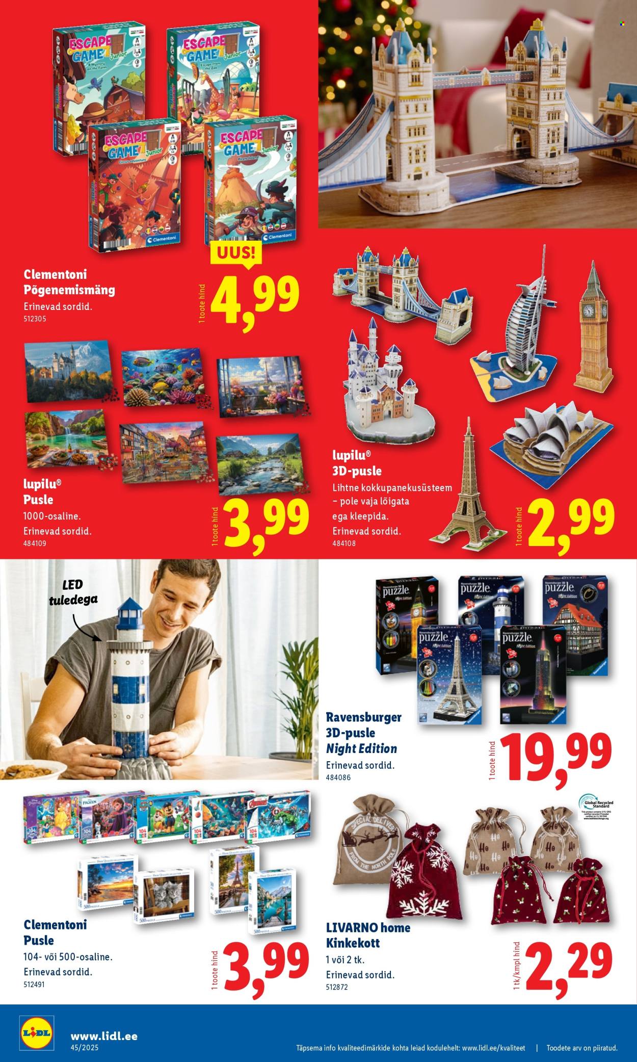 Lidl kliendileht - 06.11.2025 - 09.11.2025. Lehekülg 74