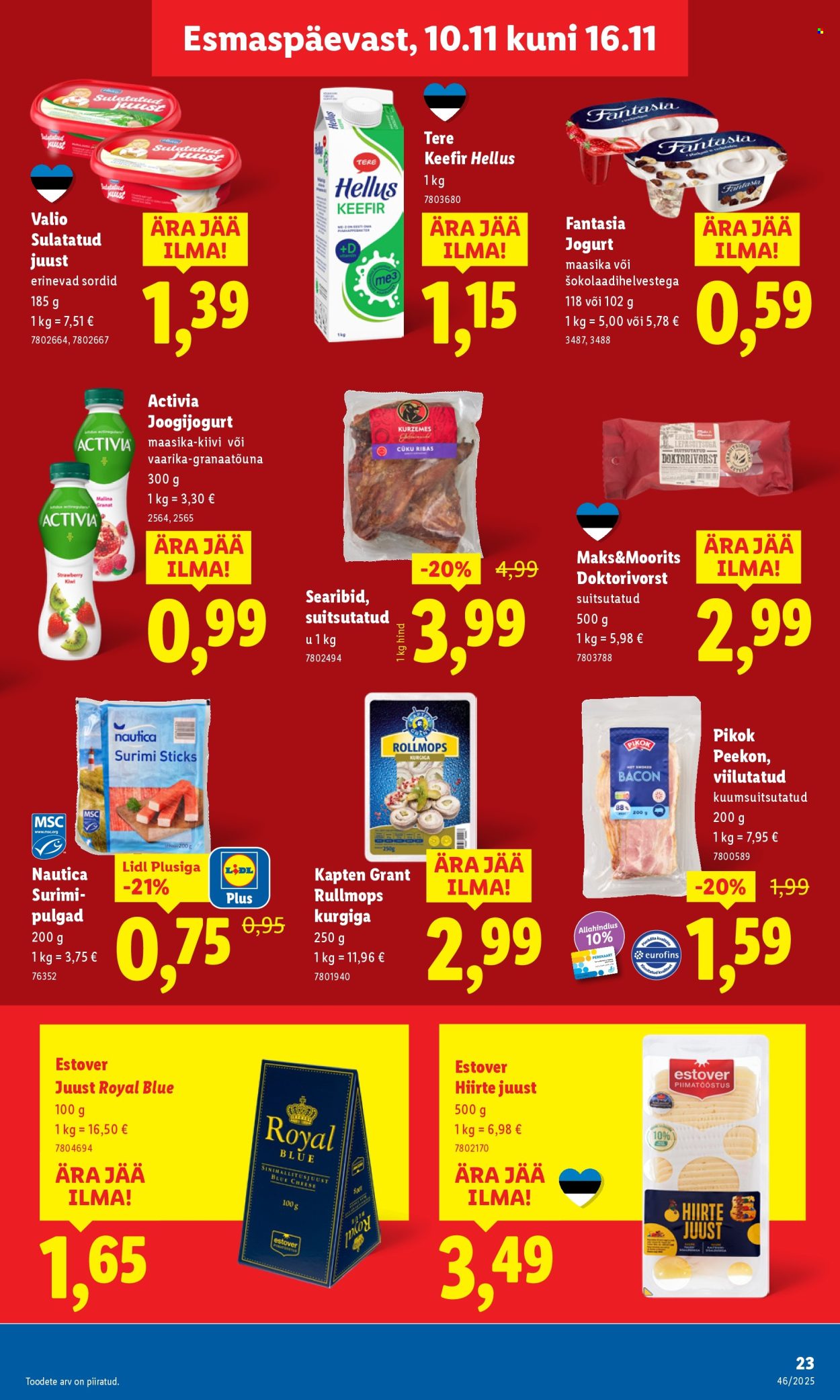 Lidl kliendileht - 10.11.2025 - 16.11.2025. Lehekülg 23