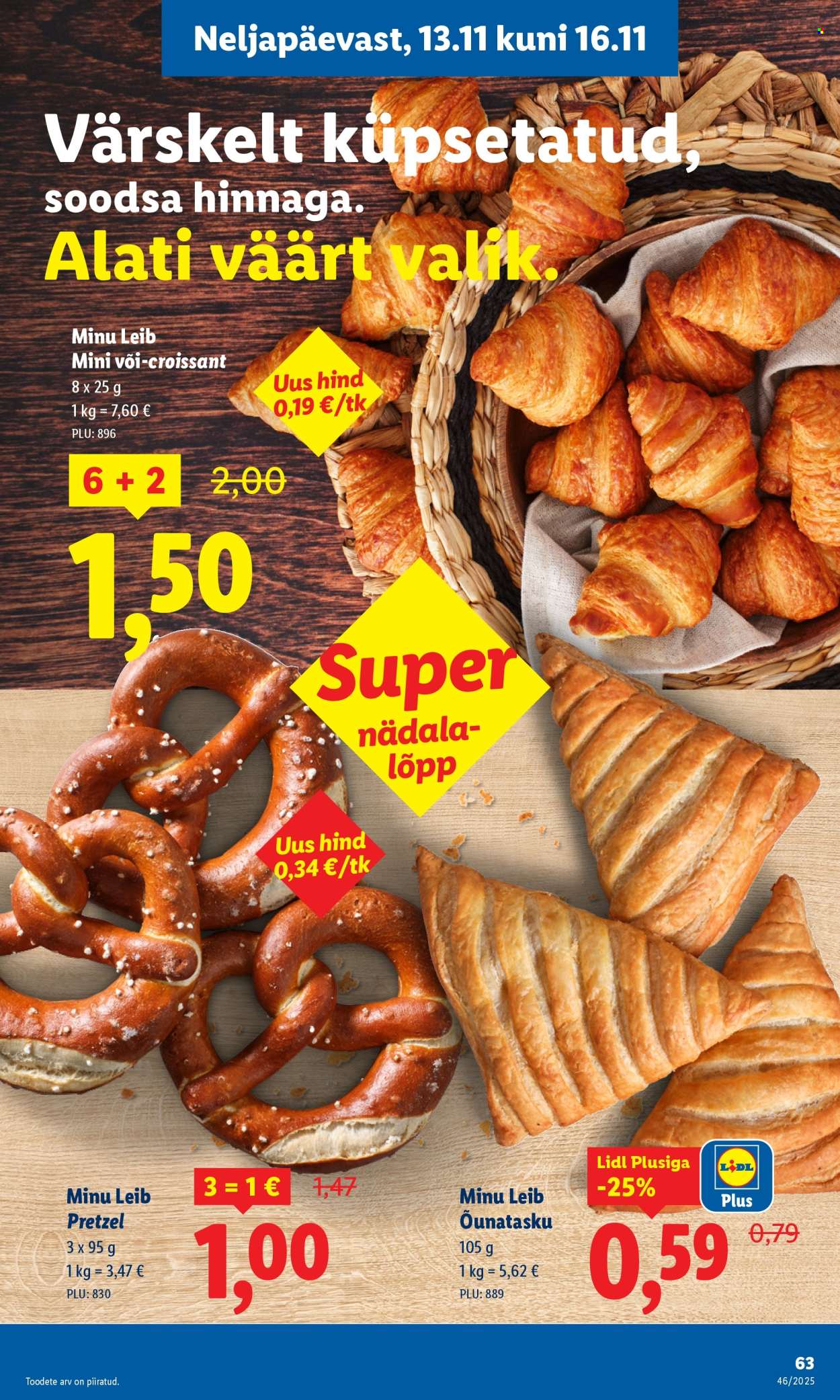 Lidl kliendileht - 10.11.2025 - 16.11.2025. Lehekülg 63