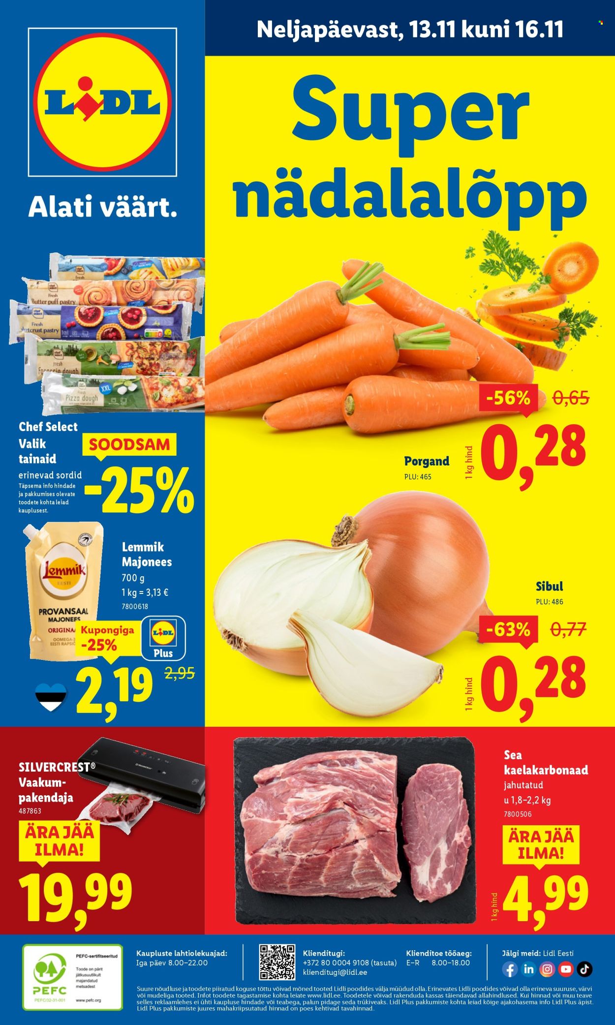 Lidl kliendileht - 10.11.2025 - 16.11.2025. Lehekülg 70