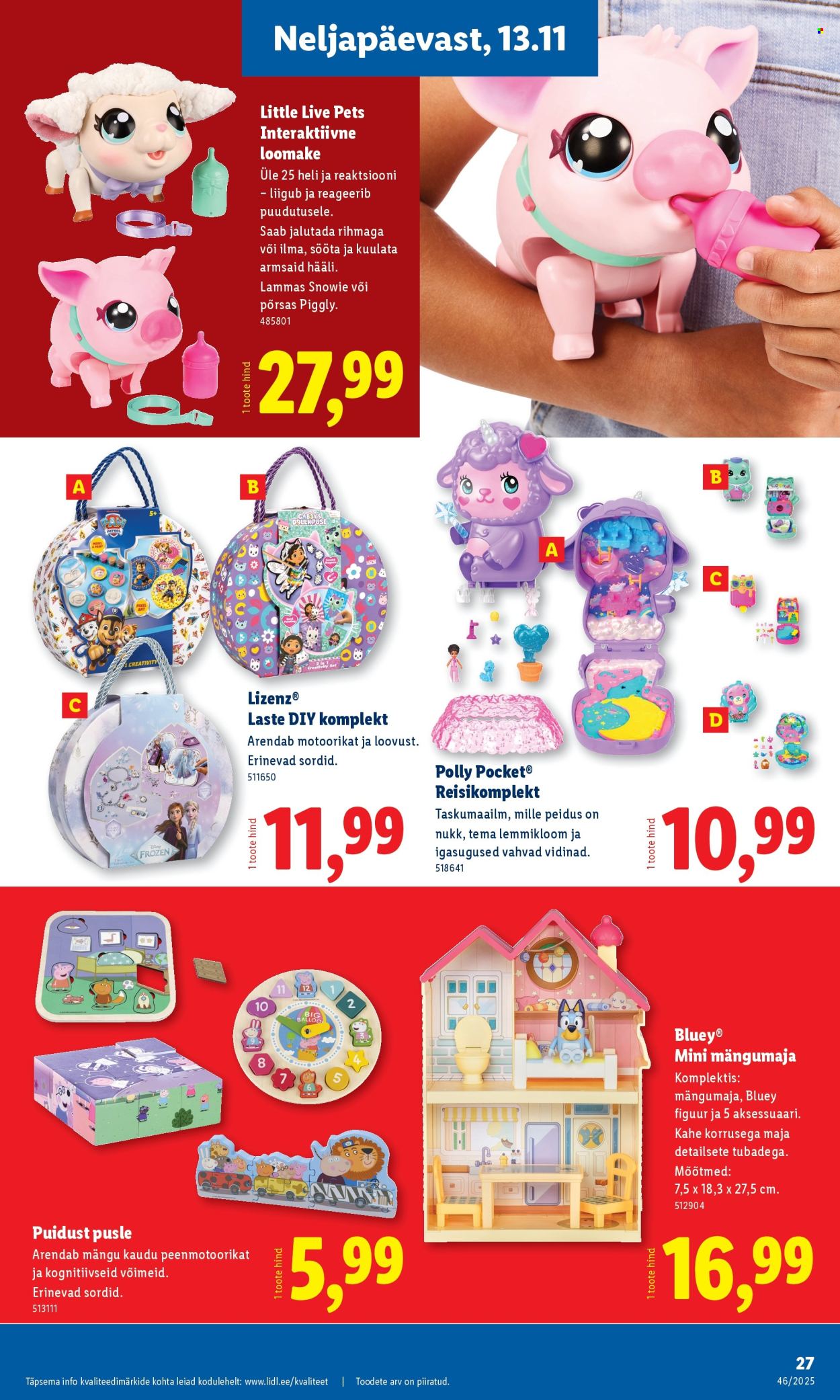 Lidl kliendileht - 10.11.2025 - 16.11.2025. Lehekülg 27