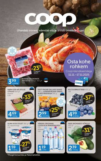 Kaupluse Coop kliendileht - 11.11.2025 - 17.11.2025.
