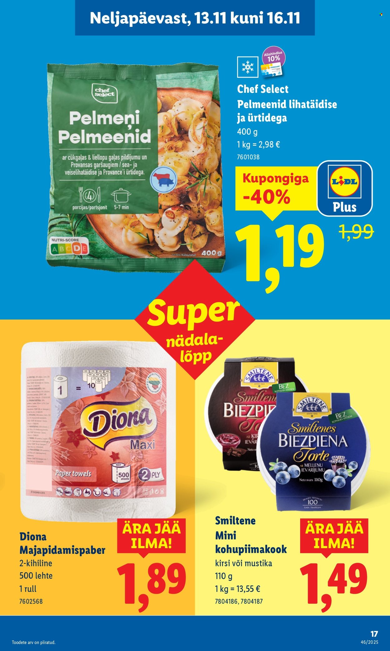 Lidl kliendileht - 13.11.2025 - 16.11.2025. Lehekülg 17