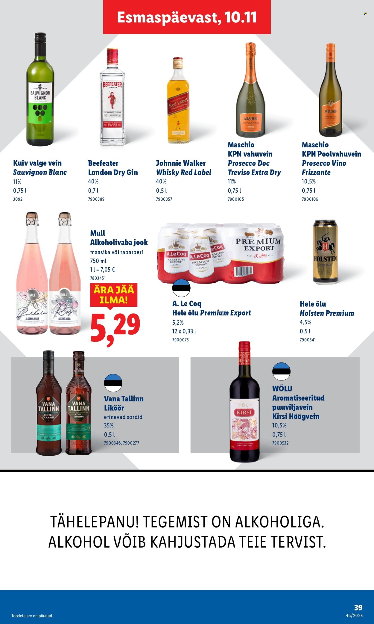 Lidl kliendileht - 13.11.2025 - 16.11.2025. Lehekülg 39