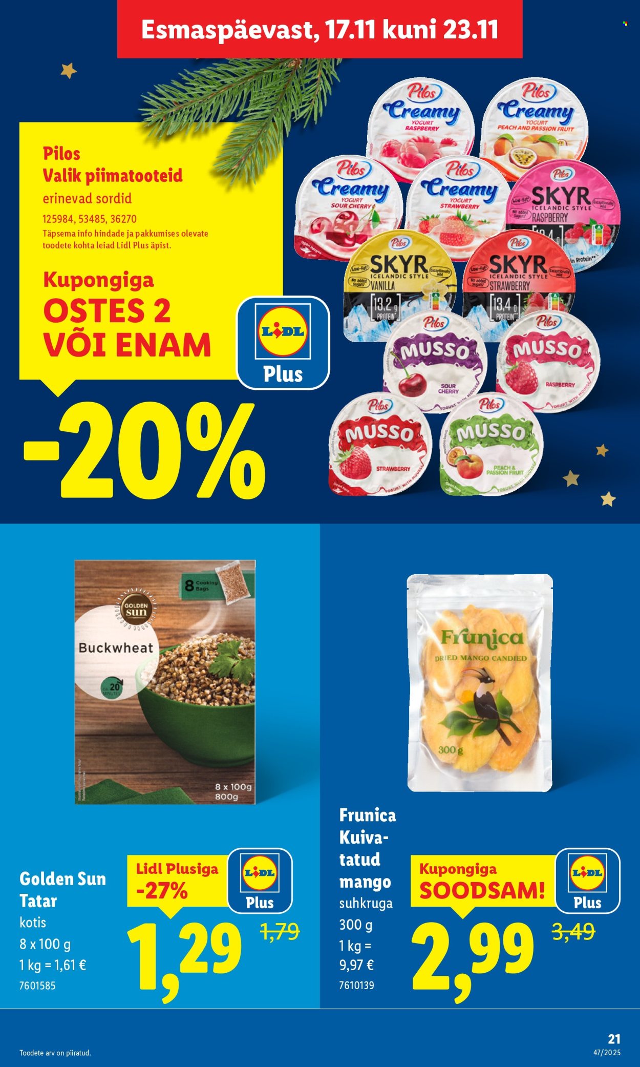 Lidl kliendileht - 17.11.2025 - 23.11.2025. Lehekülg 21