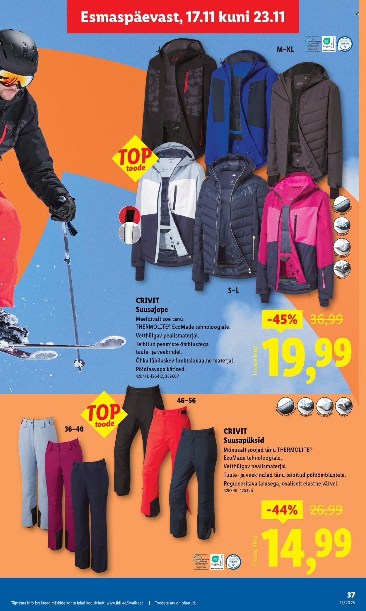 Lidl kliendileht - 17.11.2025 - 23.11.2025. Lehekülg 37