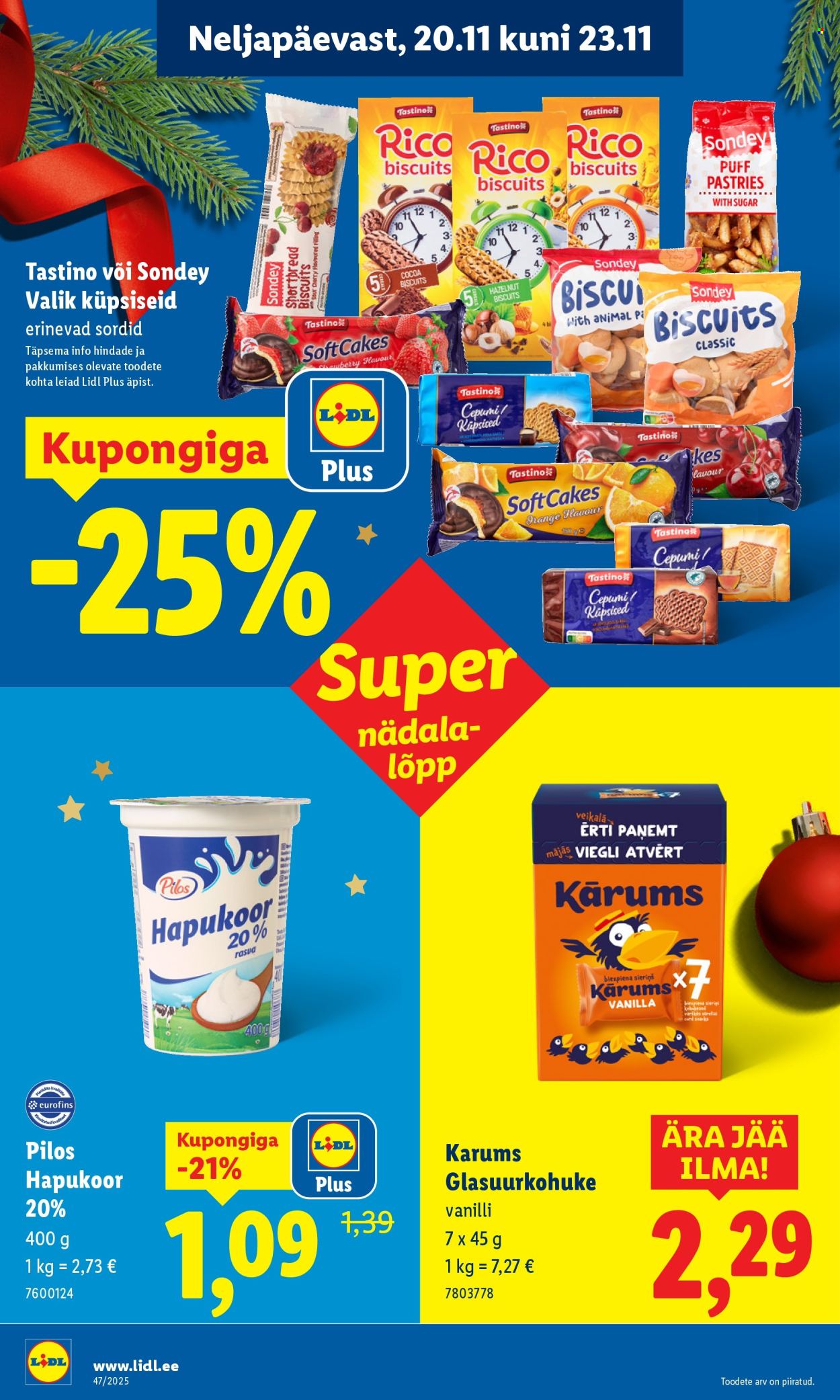 Lidl kliendileht - 17.11.2025 - 23.11.2025. Lehekülg 64