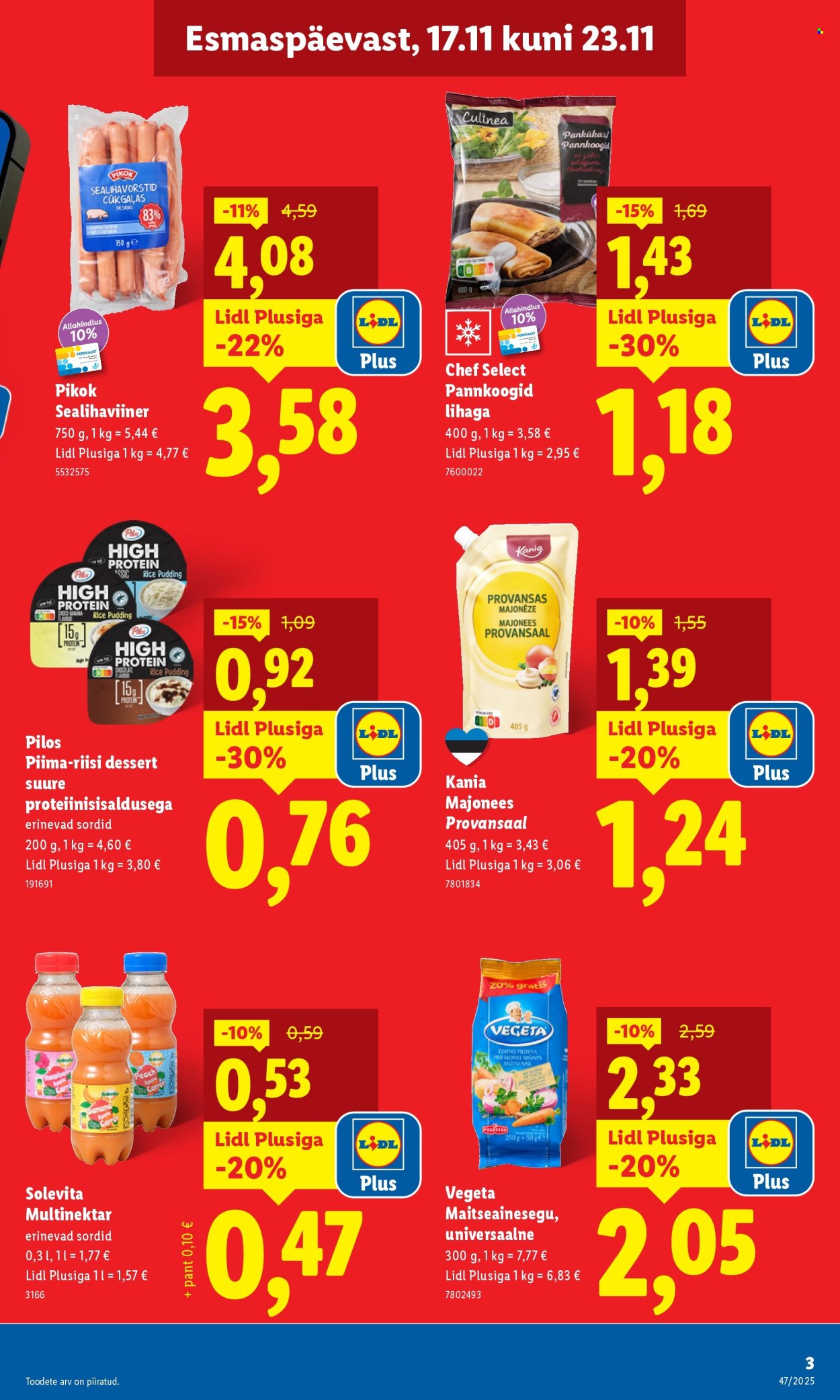 Lidl kliendileht - 20.11.2025 - 23.11.2025. Lehekülg 3