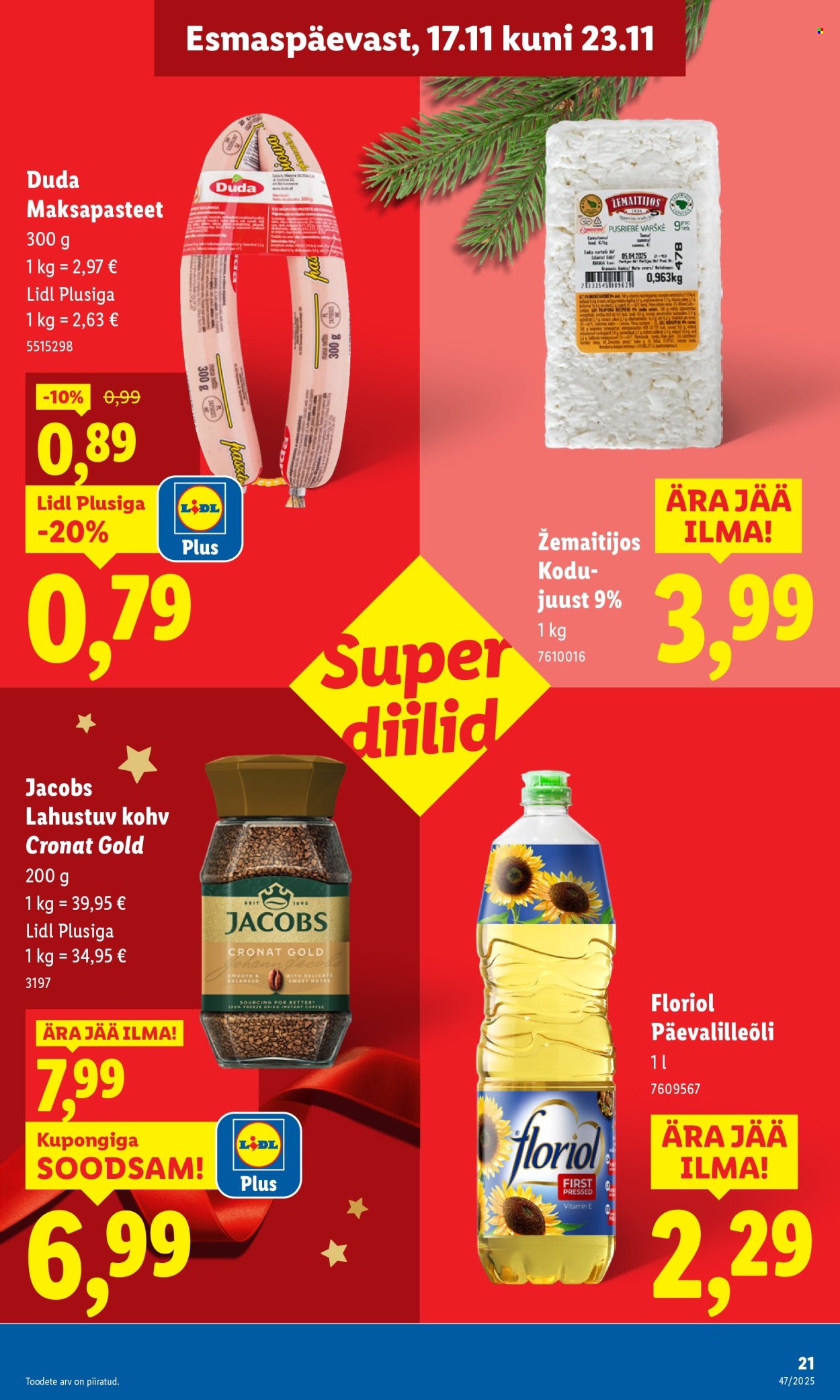 Lidl kliendileht - 20.11.2025 - 23.11.2025. Lehekülg 21
