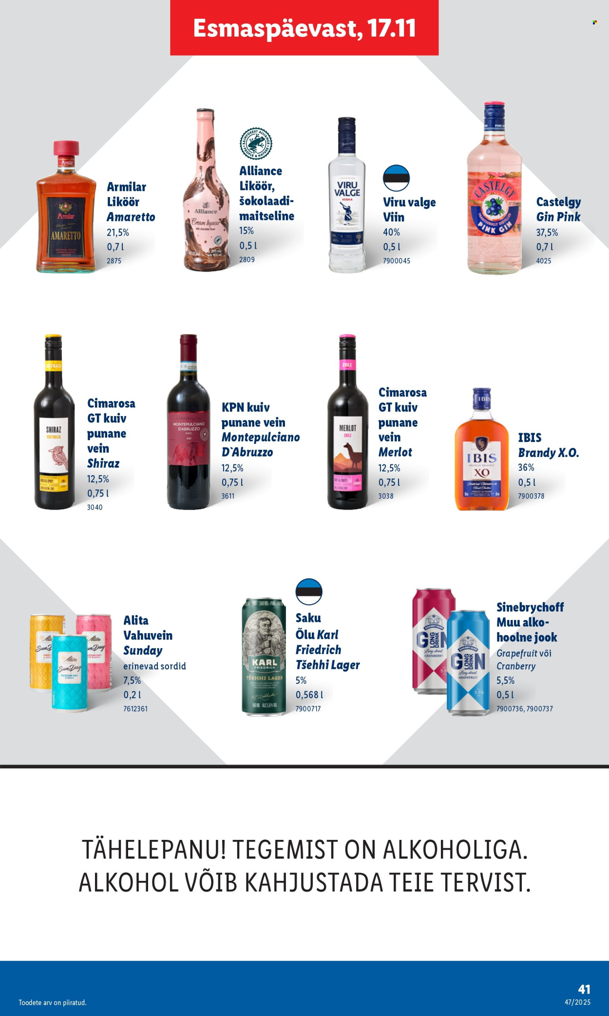 Lidl kliendileht - 20.11.2025 - 23.11.2025. Lehekülg 41