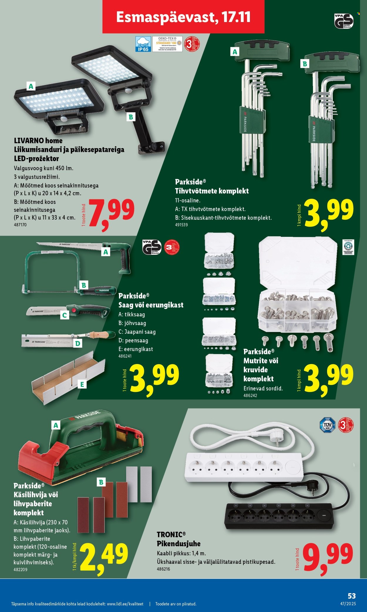 Lidl kliendileht - 20.11.2025 - 23.11.2025. Lehekülg 53