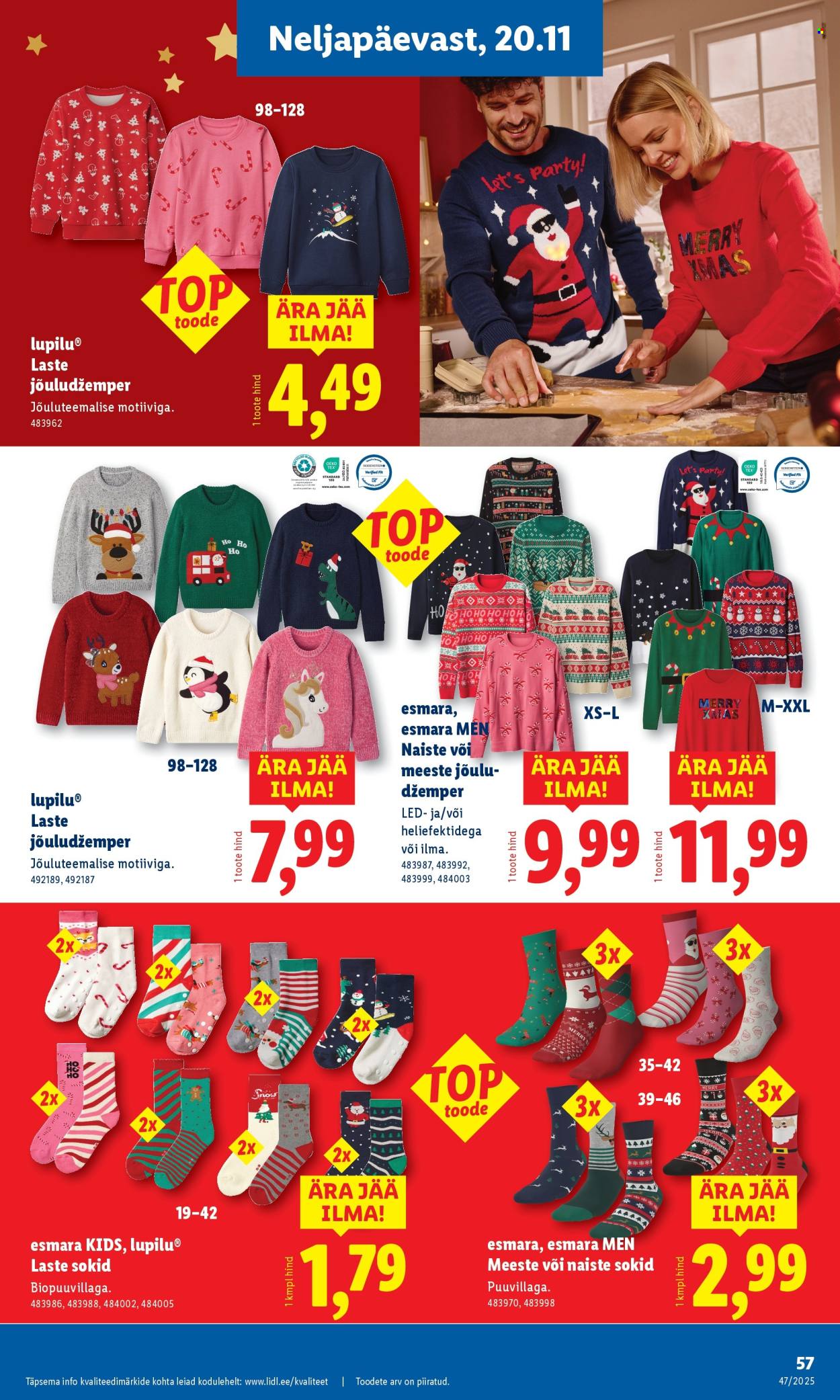 Lidl kliendileht - 20.11.2025 - 23.11.2025. Lehekülg 57