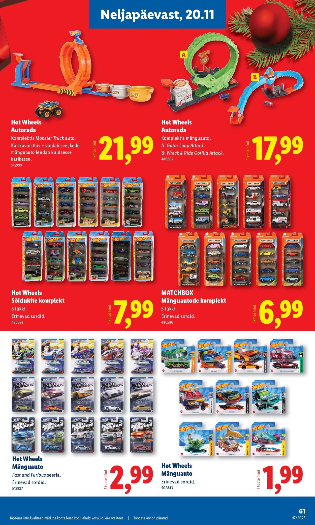 Lidl kliendileht - 20.11.2025 - 23.11.2025. Lehekülg 61