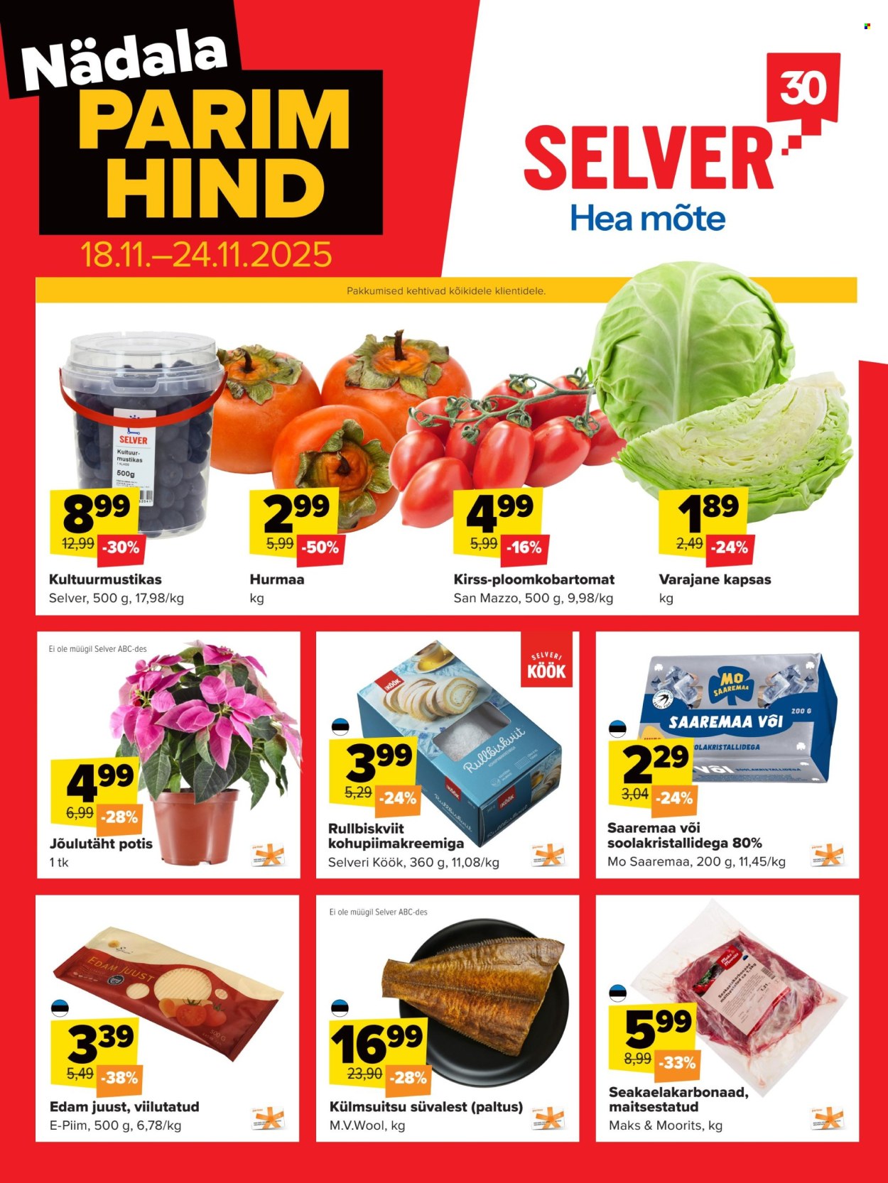 Selver kliendileht - 18.11.2025 - 24.11.2025. Lehekülg 1