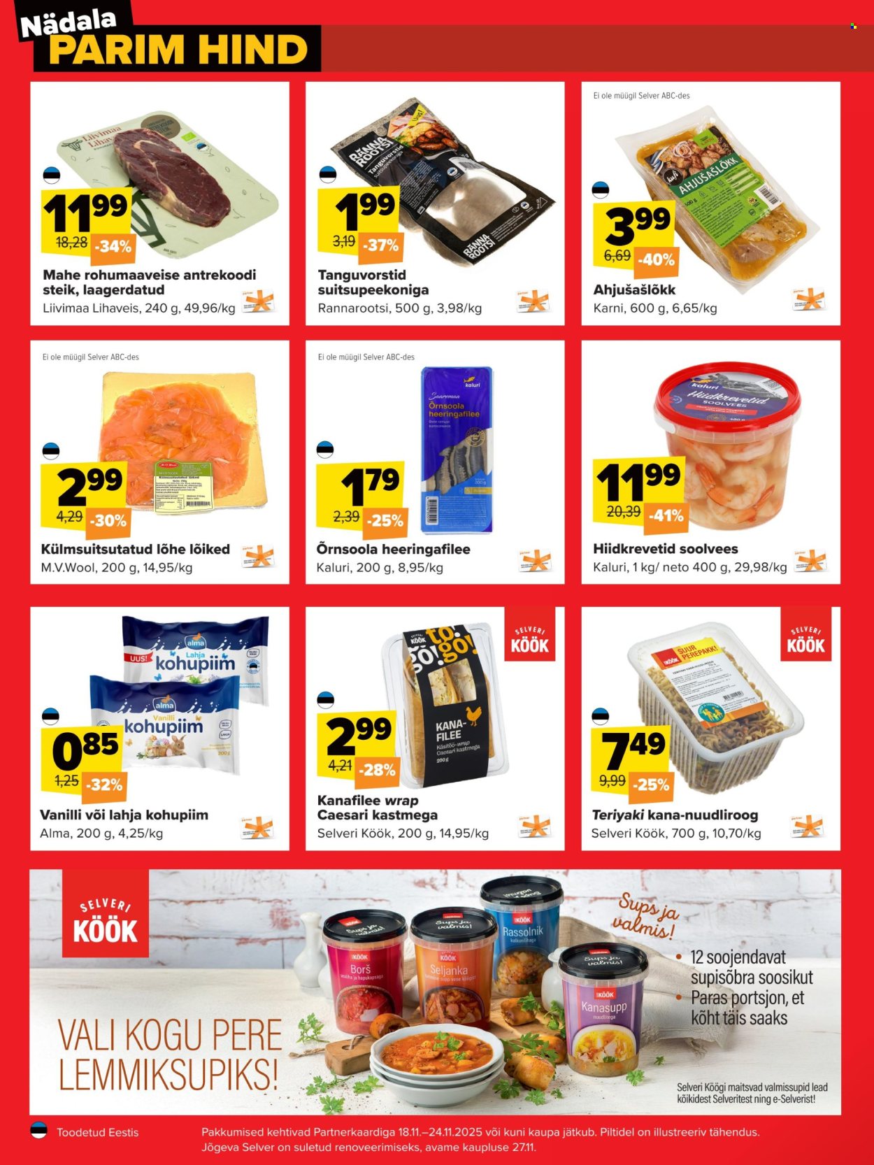 Selver kliendileht - 18.11.2025 - 24.11.2025. Lehekülg 2