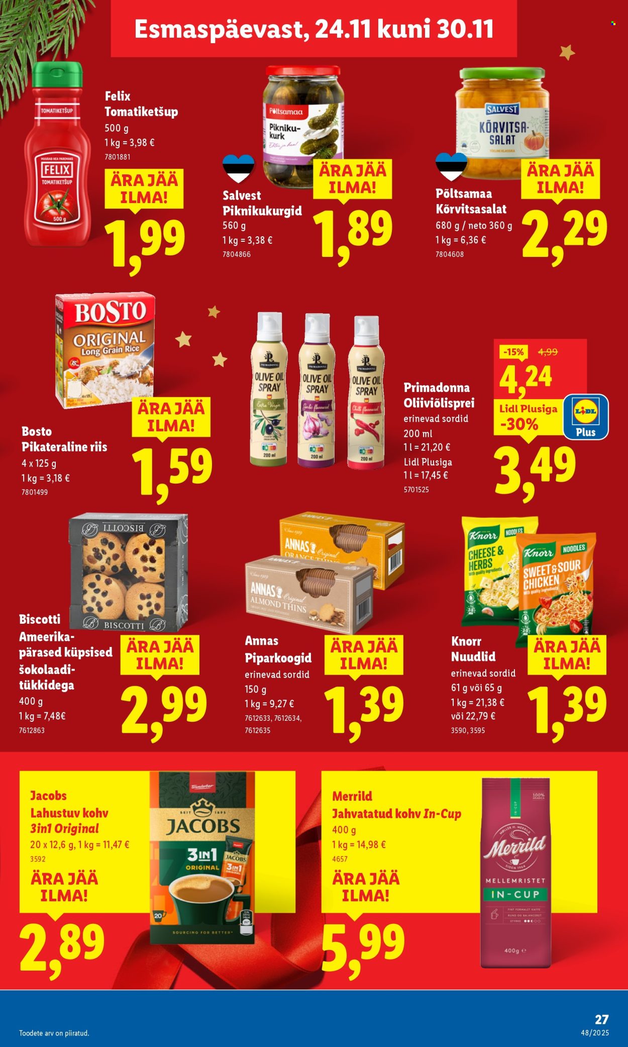 Lidl kliendileht - 24.11.2025 - 30.11.2025. Lehekülg 27