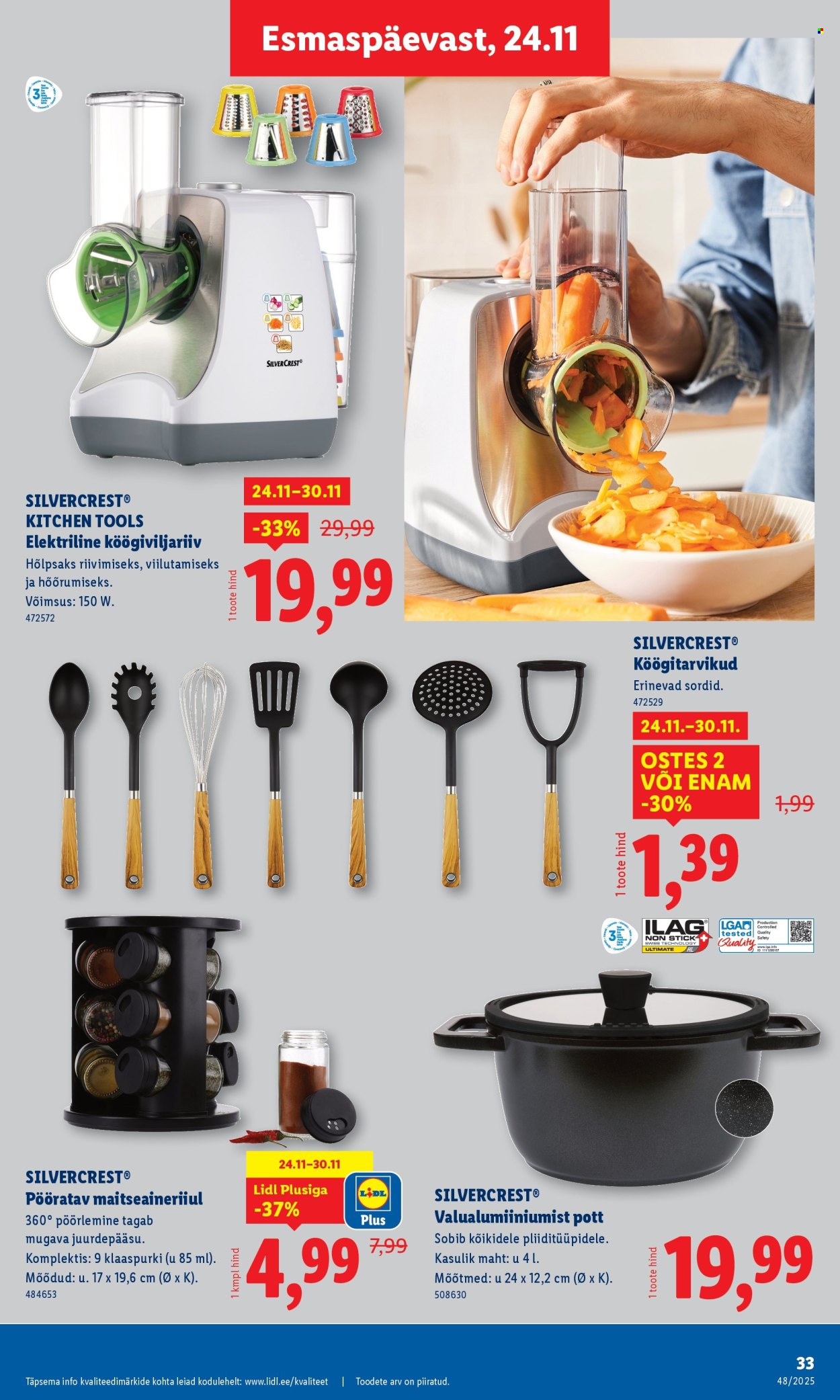 Lidl kliendileht - 24.11.2025 - 30.11.2025. Lehekülg 33