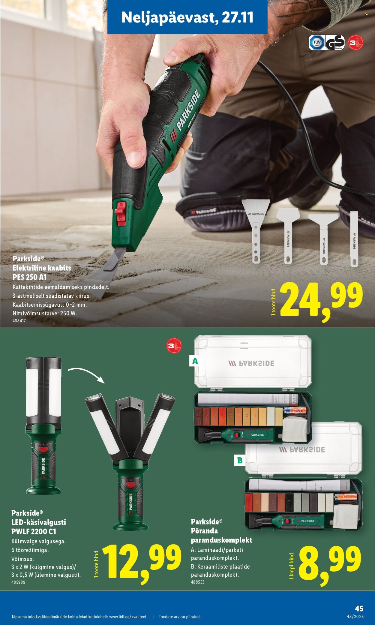 Lidl kliendileht - 24.11.2025 - 30.11.2025. Lehekülg 45