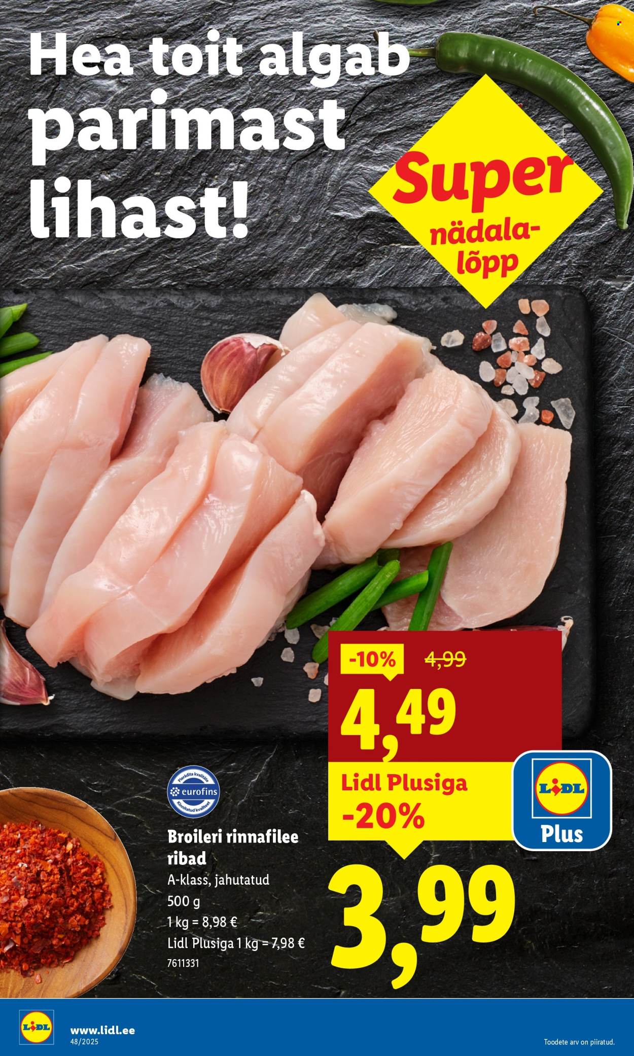 Lidl kliendileht - 24.11.2025 - 30.11.2025. Lehekülg 60