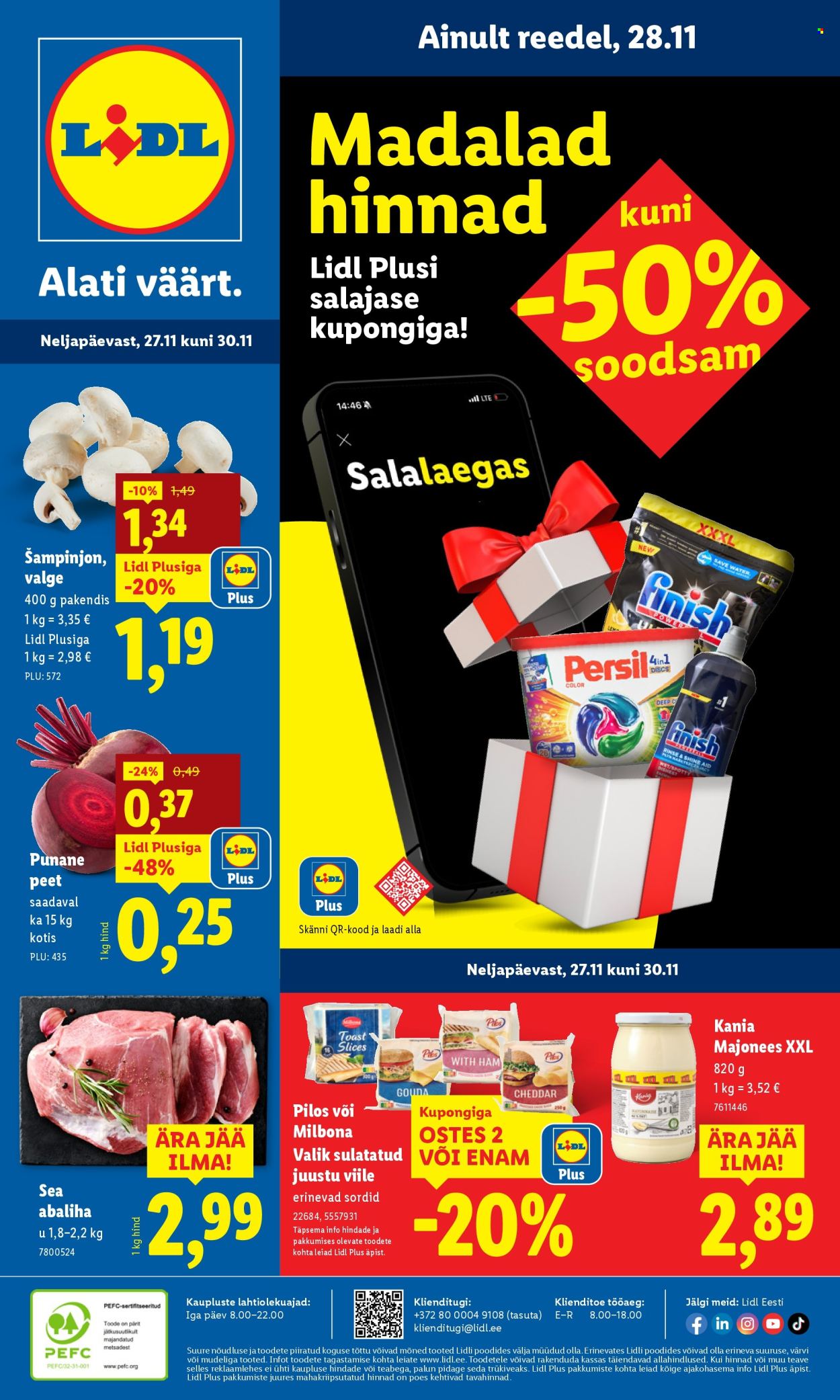 Lidl kliendileht - 24.11.2025 - 30.11.2025. Lehekülg 68