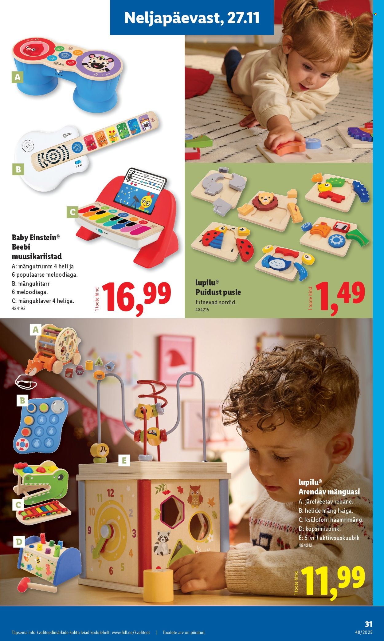 Lidl kliendileht - 24.11.2025 - 30.11.2025. Lehekülg 31