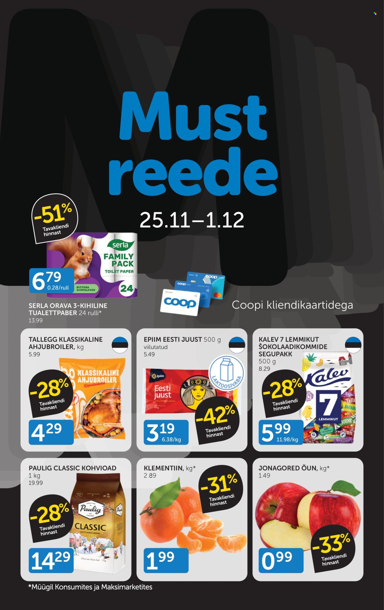 Coop kliendileht - 25.11.2025 - 01.12.2025. Lehekülg 1