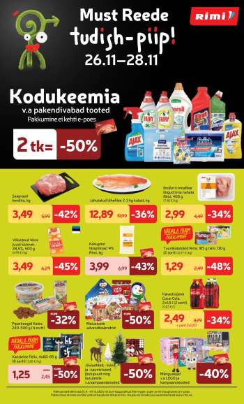 Kaupluse Rimi kliendileht - 25.11.2025 - 01.12.2025.