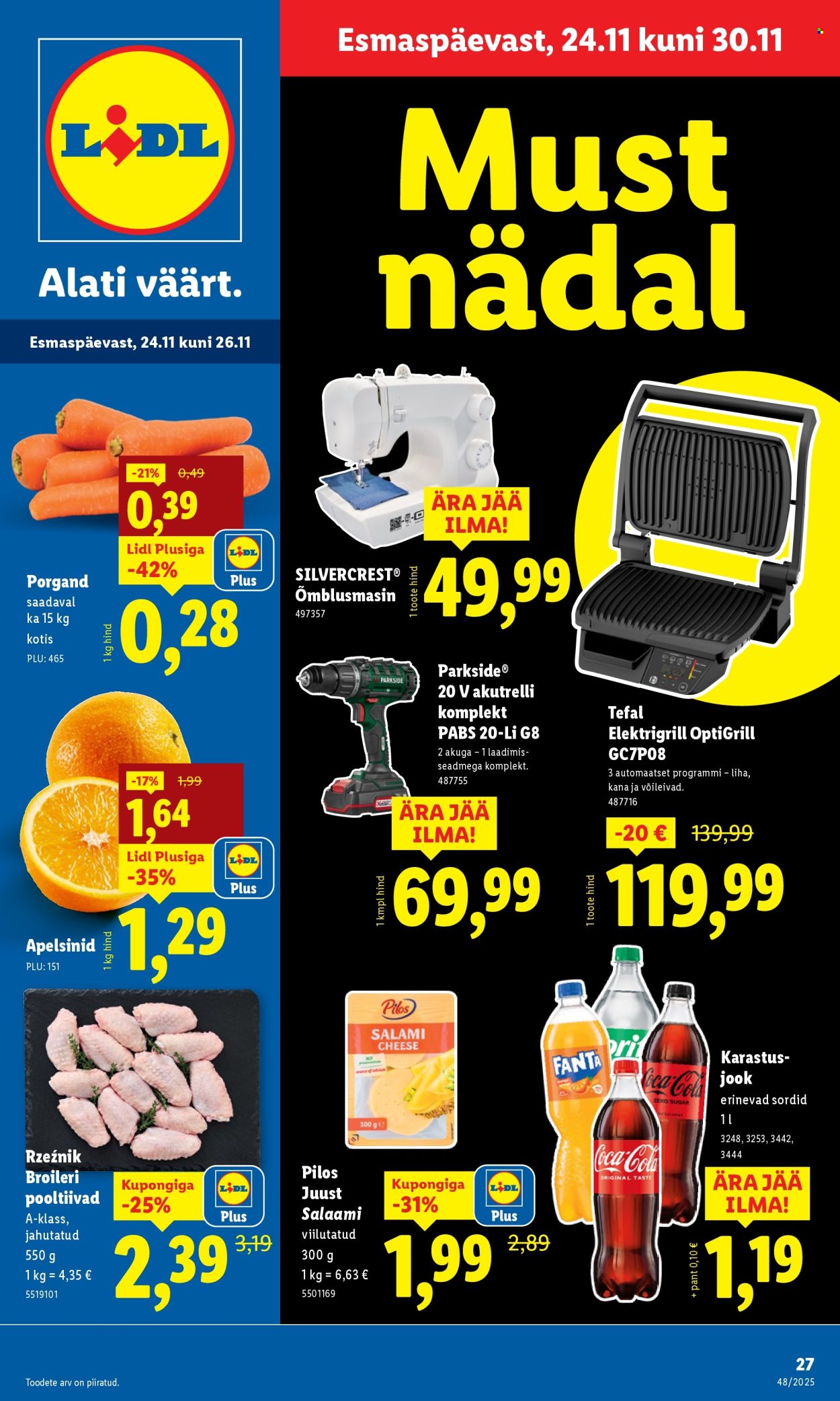 Lidl kliendileht - 27.11.2025 - 30.11.2025. Lehekülg 27