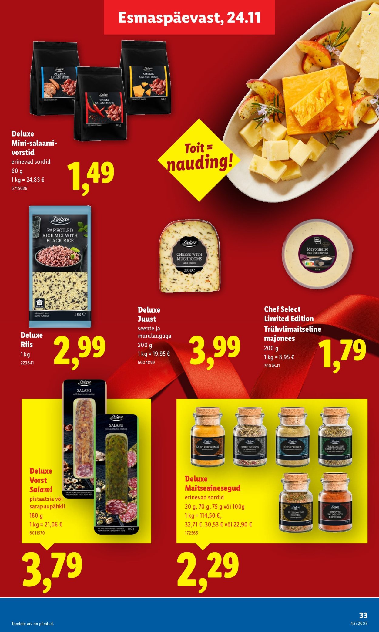 Lidl kliendileht - 27.11.2025 - 30.11.2025. Lehekülg 33