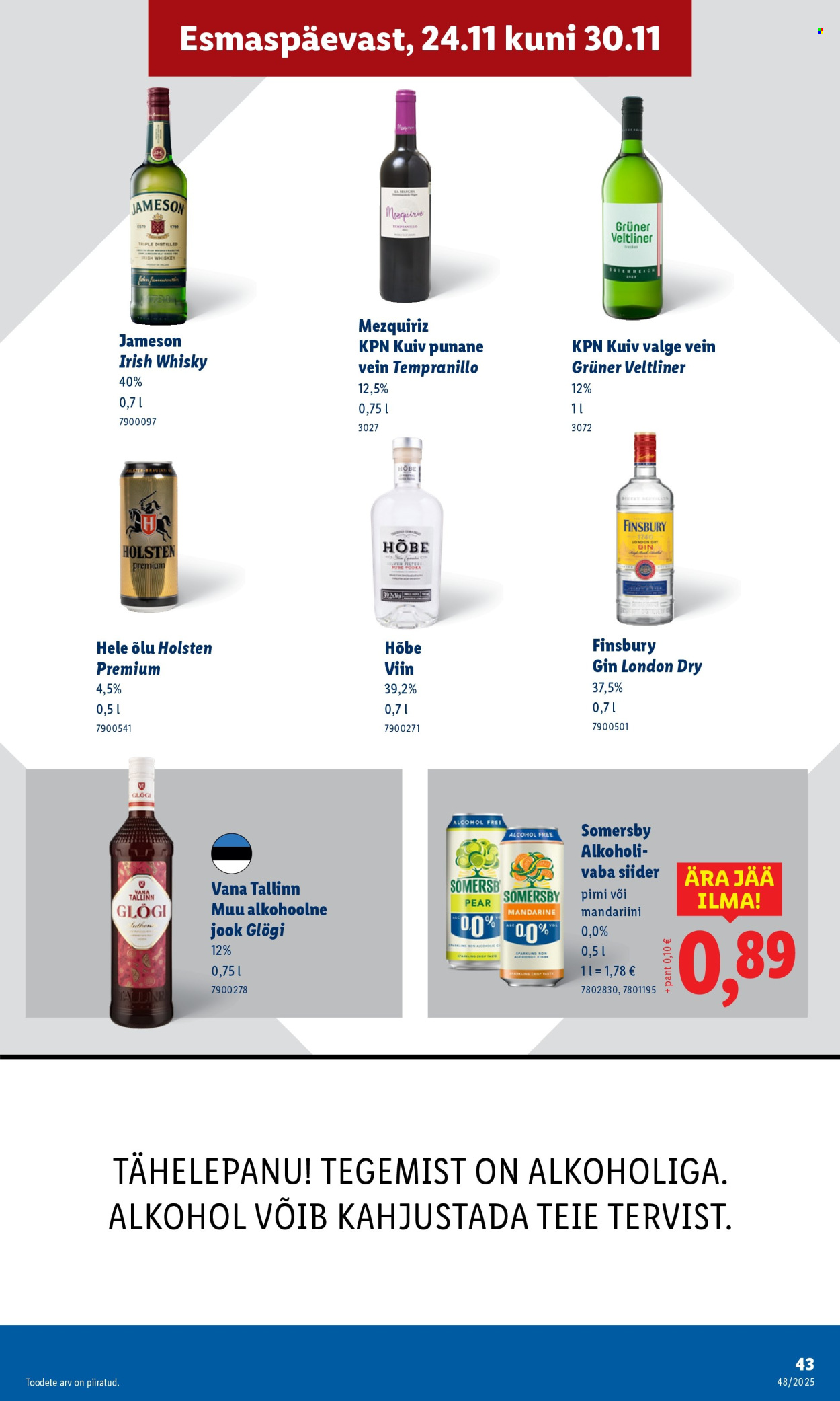 Lidl kliendileht - 27.11.2025 - 30.11.2025. Lehekülg 43