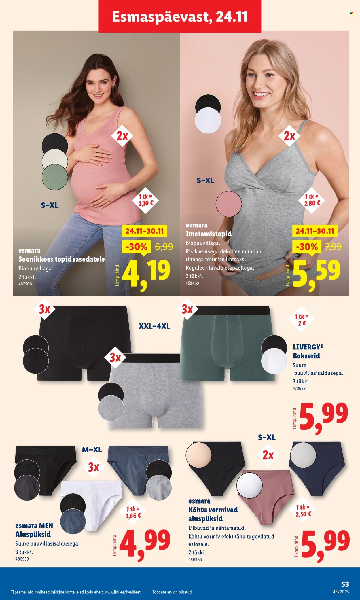 Lidl kliendileht - 27.11.2025 - 30.11.2025. Lehekülg 53