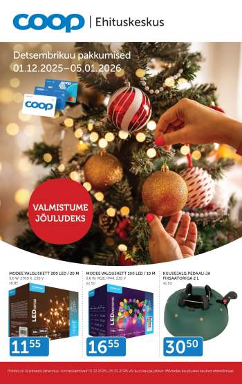 Kaupluse Coop kliendileht - 01.12.2025 - 05.01.2026.