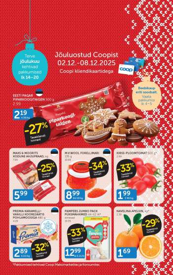 Kaupluse Coop kliendileht - 02.12.2025 - 08.12.2025.