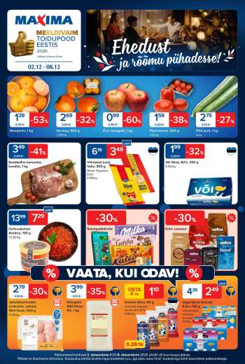 Kaupluse Maxima kliendileht - 02.12.2025 - 08.12.2025.