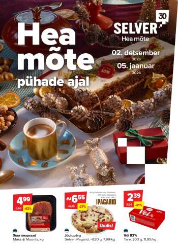Kaupluse Selver kliendileht - 02.12.2025 - 05.01.2026.