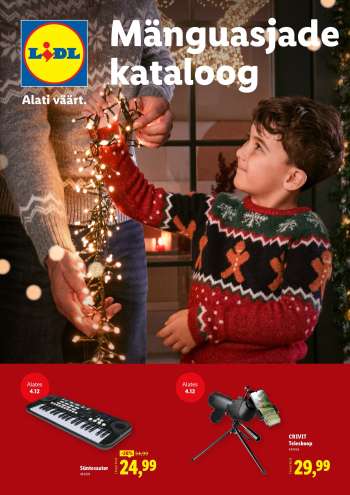 Kaupluse Lidl kliendileht.