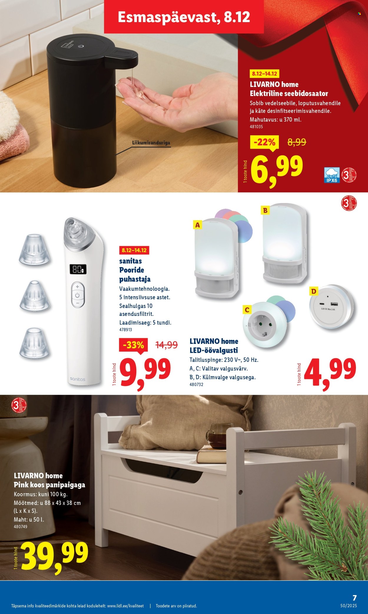 Lidl kliendileht - 08.12.2025 - 14.12.2025. Lehekülg 7