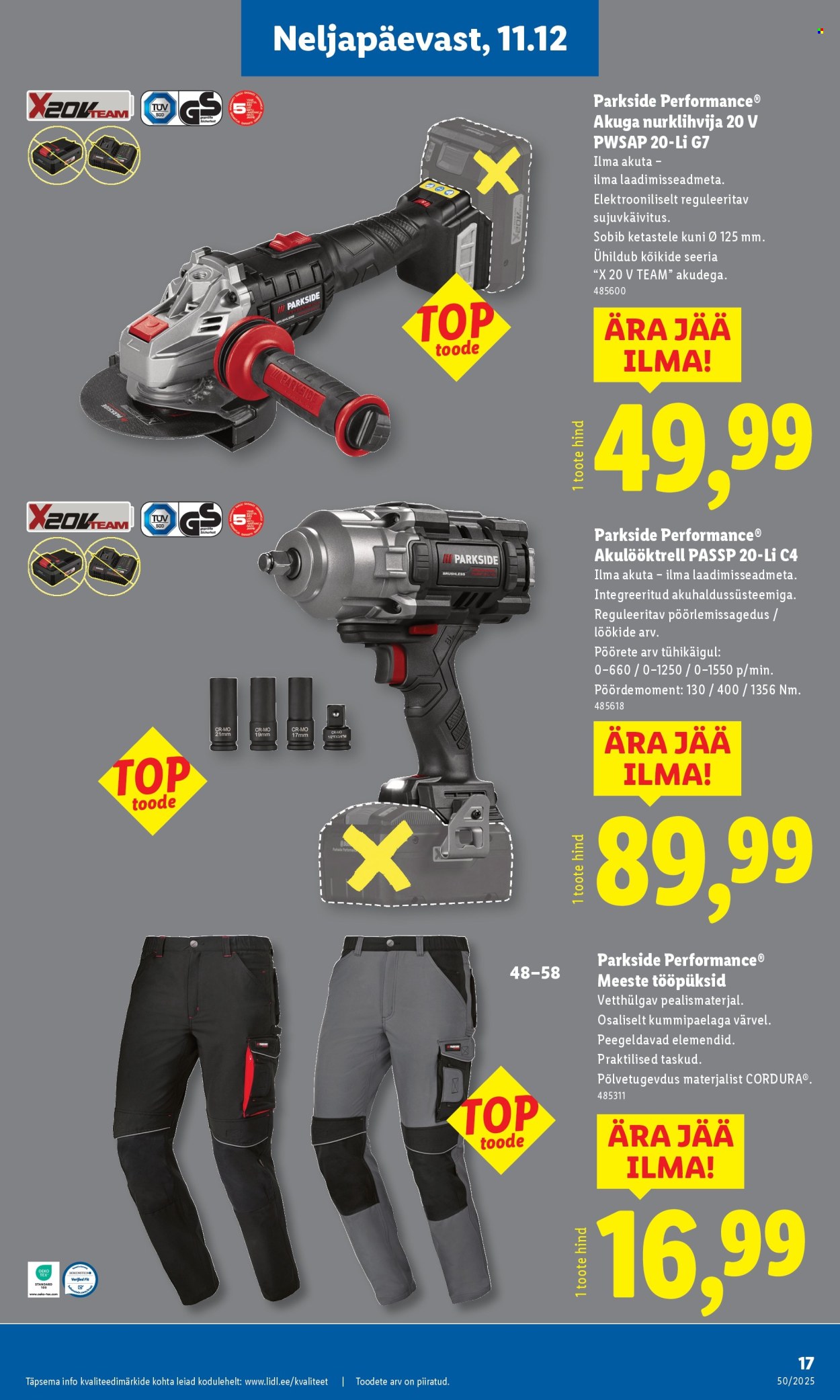 Lidl kliendileht - 08.12.2025 - 14.12.2025. Lehekülg 17